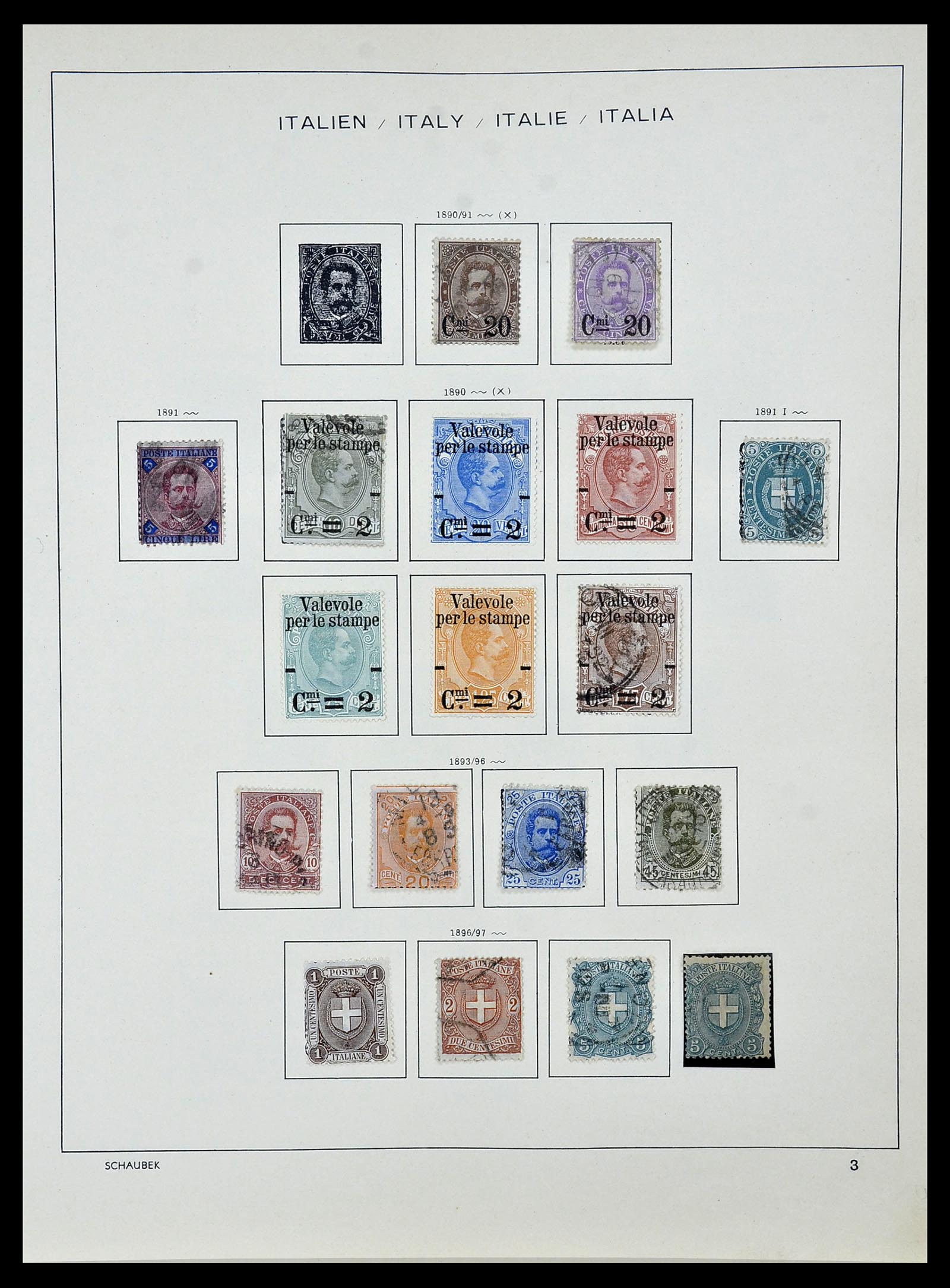 34142 003 - Stamp collection 34142 Italy 1861-1944.