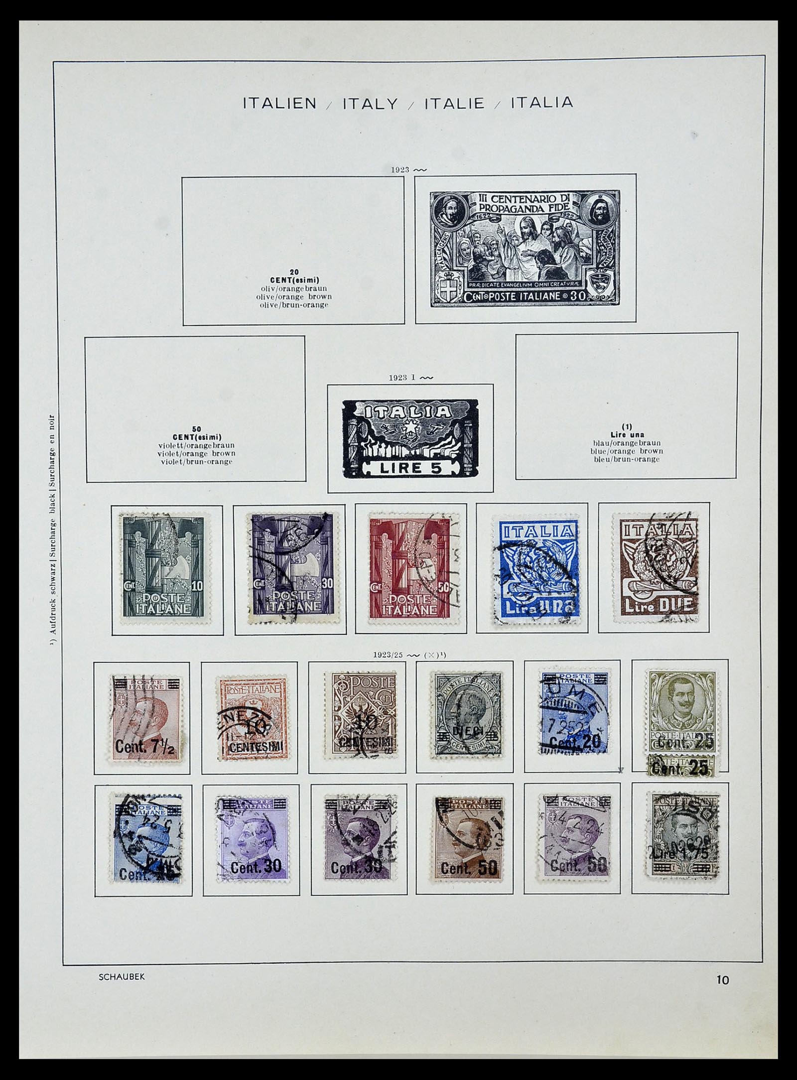 34142 010 - Stamp collection 34142 Italy 1861-1944.