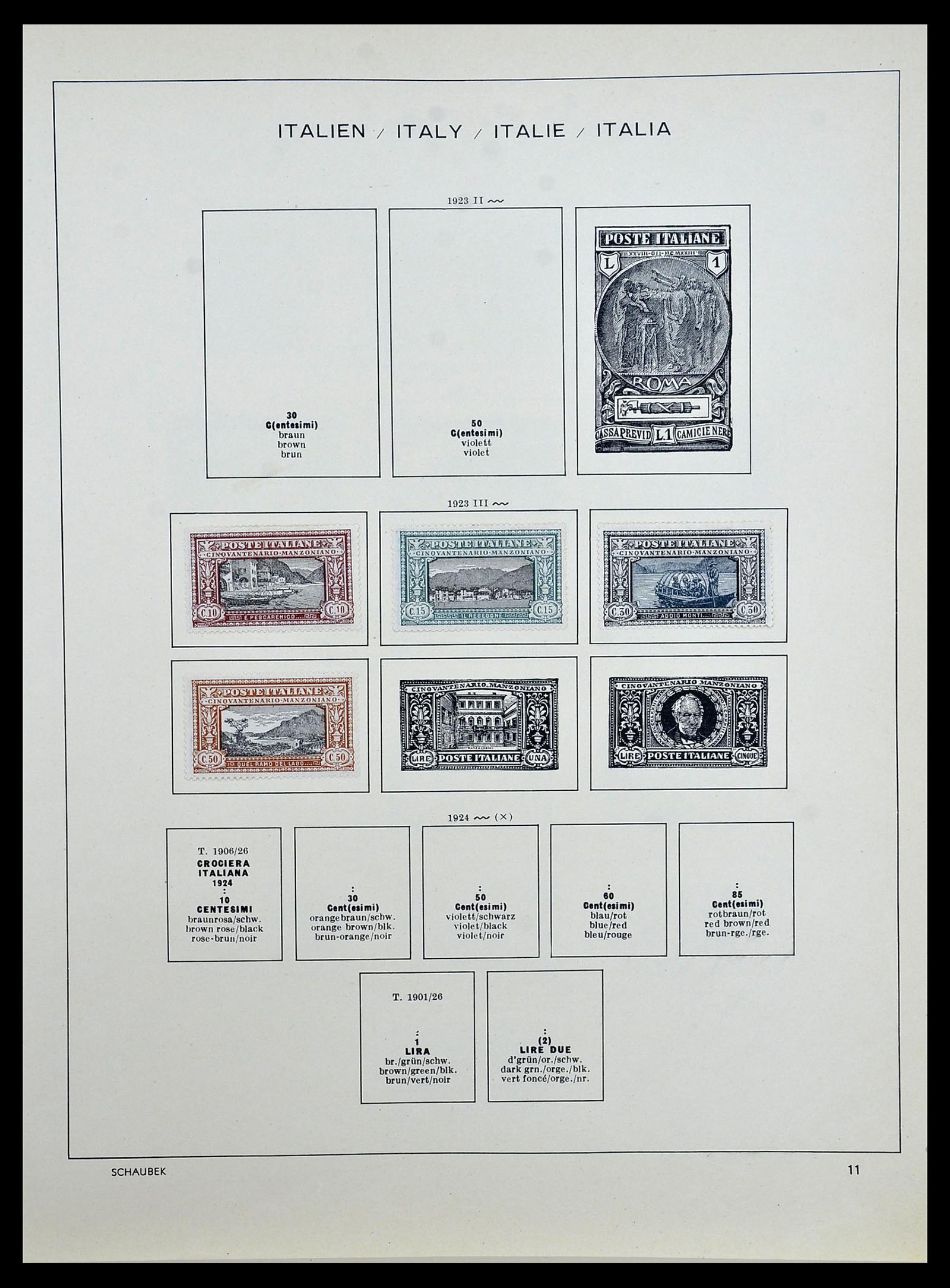 34142 011 - Stamp collection 34142 Italy 1861-1944.