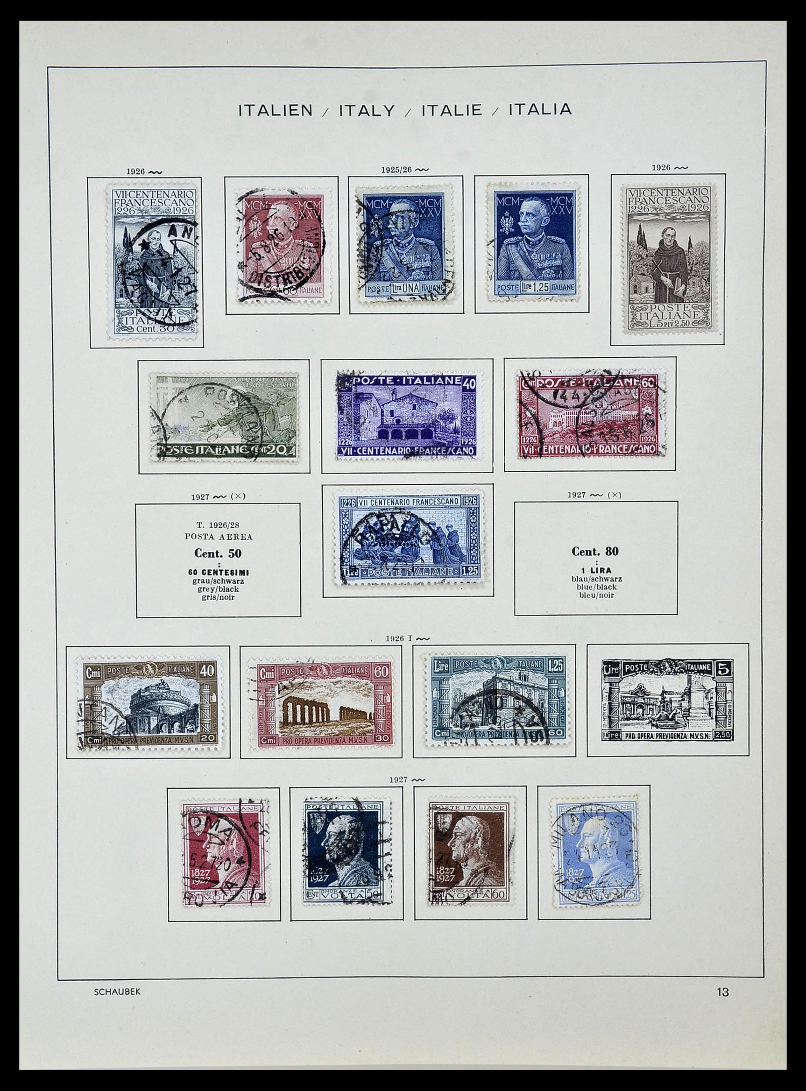 34142 013 - Stamp collection 34142 Italy 1861-1944.