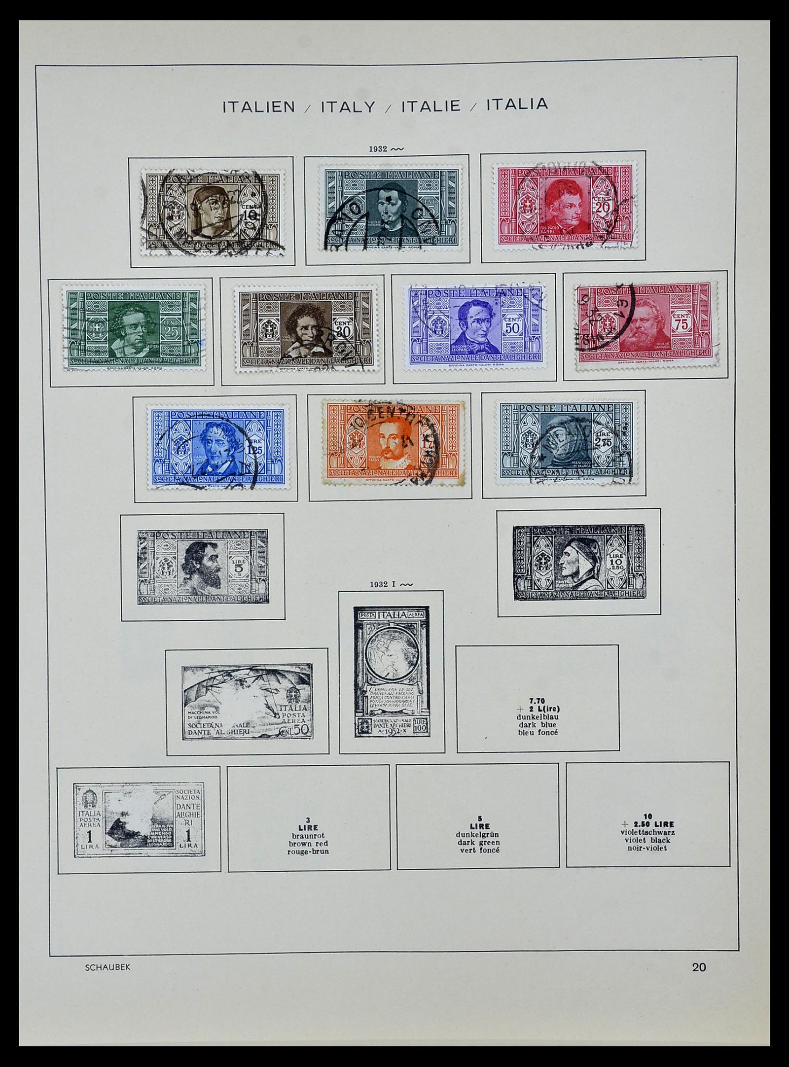 34142 020 - Stamp collection 34142 Italy 1861-1944.