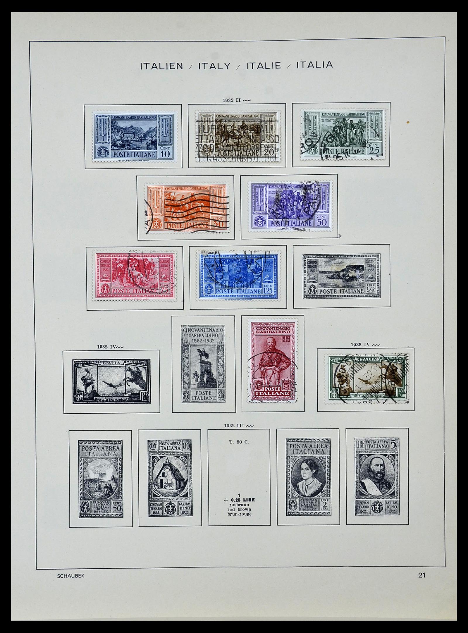 34142 021 - Stamp collection 34142 Italy 1861-1944.