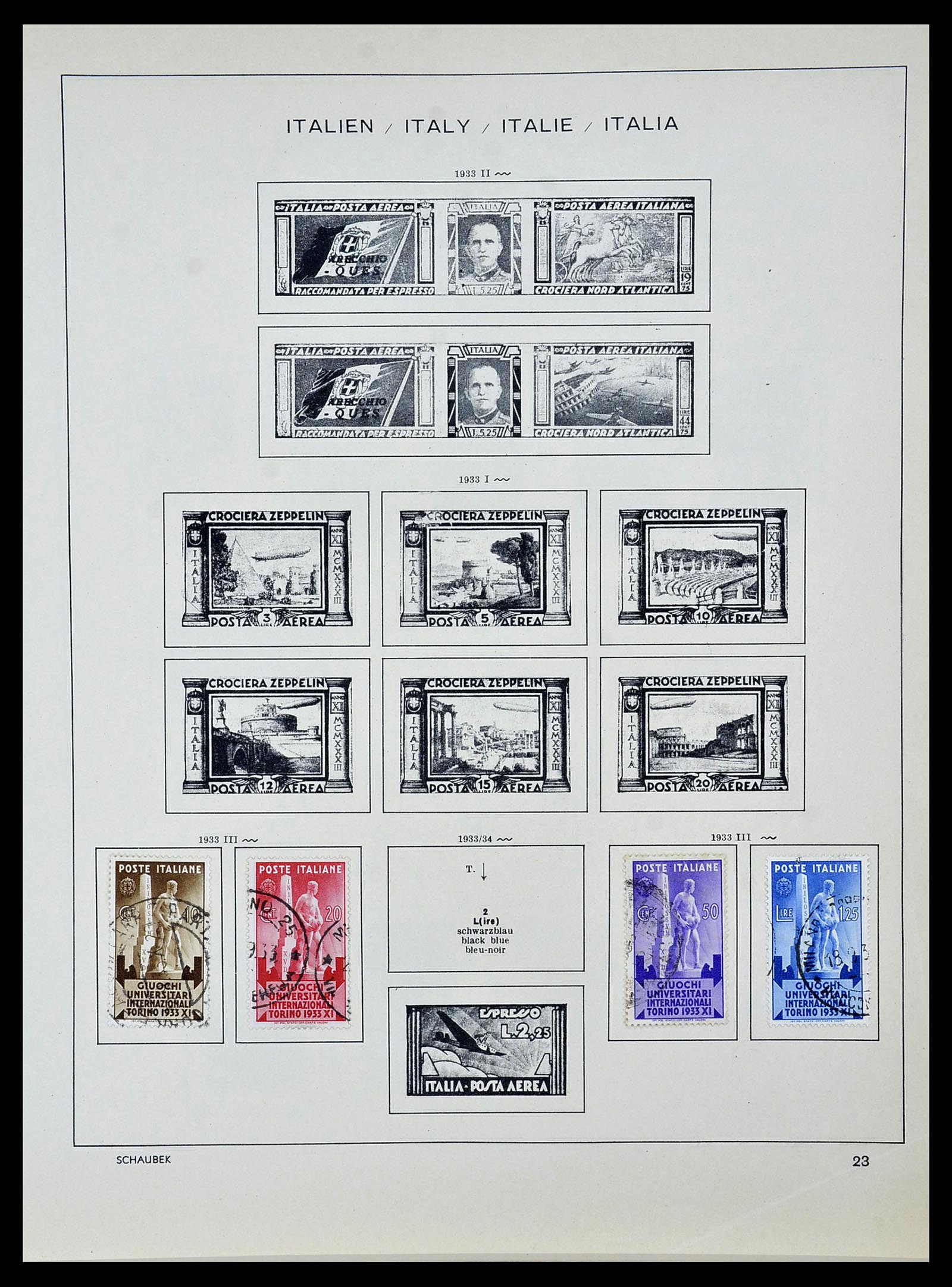 34142 023 - Stamp collection 34142 Italy 1861-1944.