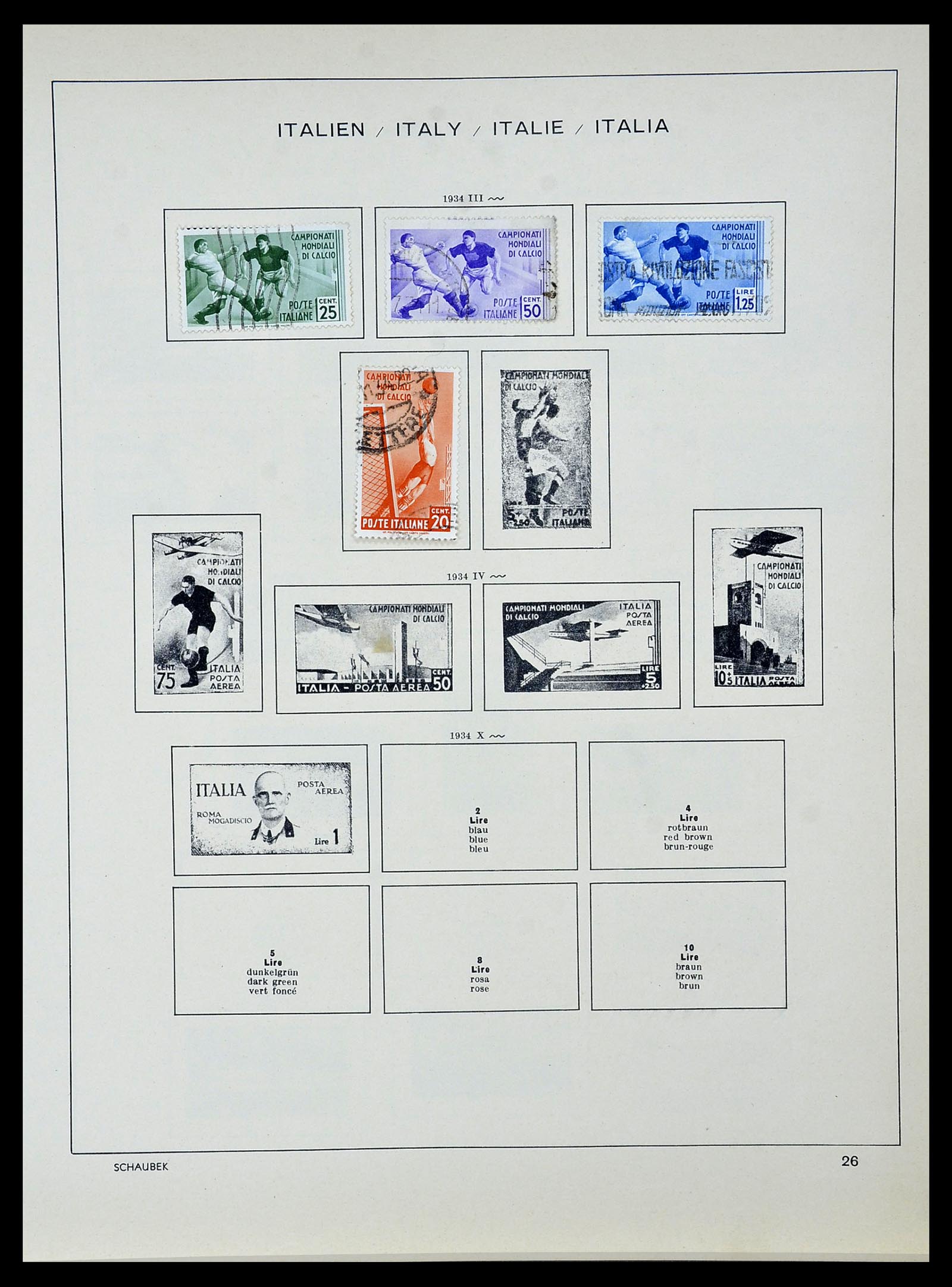 34142 026 - Stamp collection 34142 Italy 1861-1944.