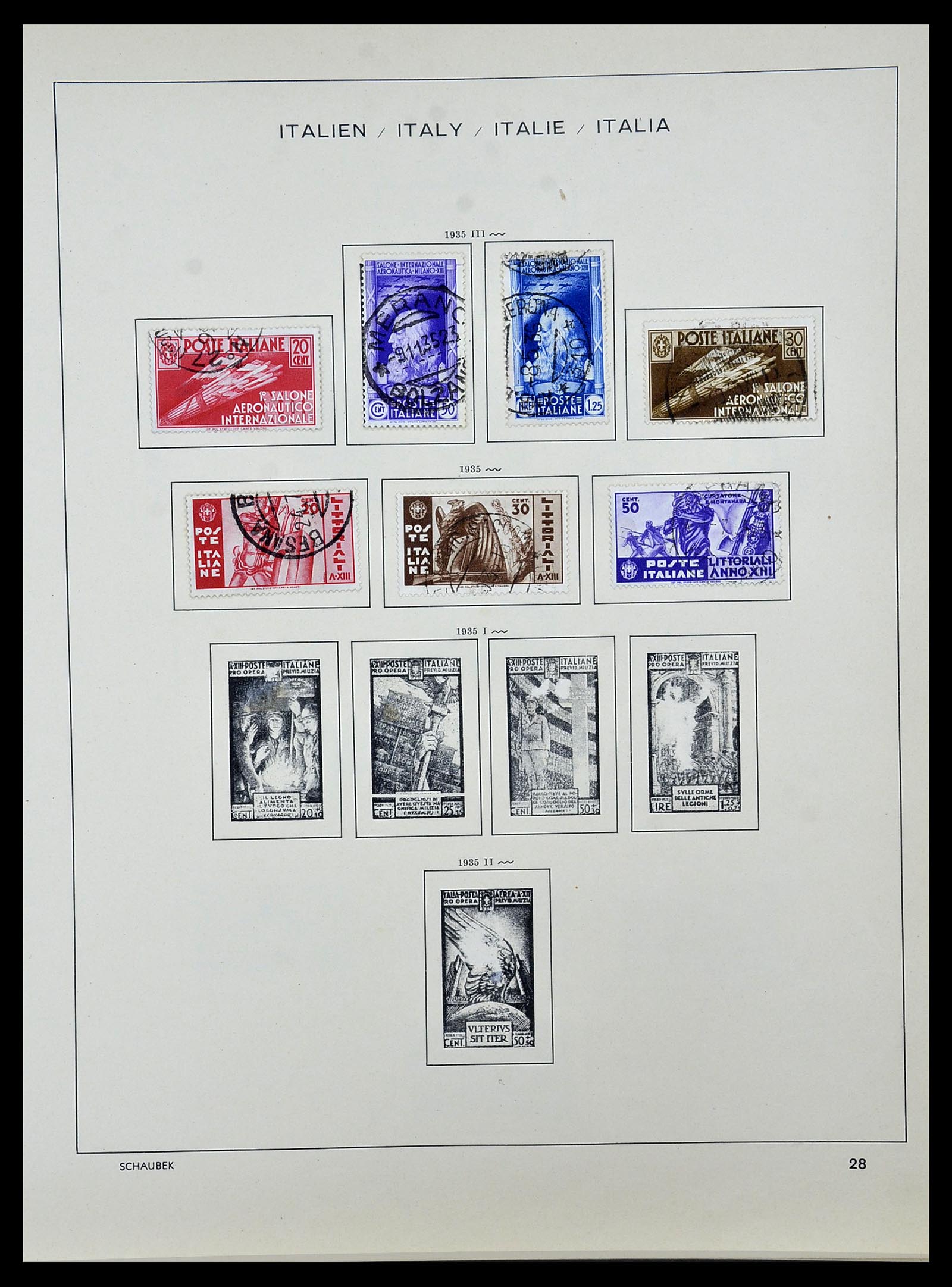 34142 028 - Stamp collection 34142 Italy 1861-1944.