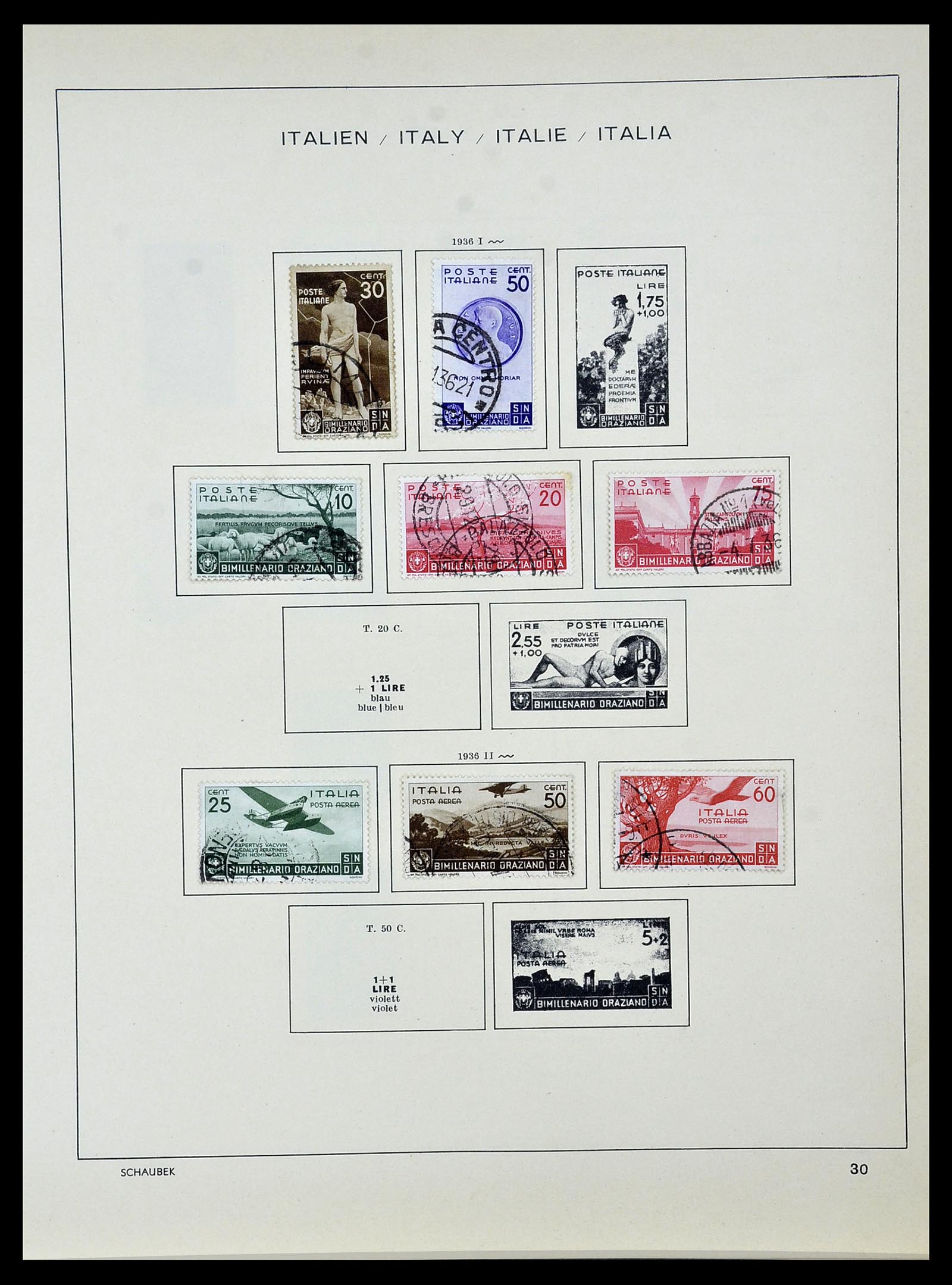 34142 030 - Stamp collection 34142 Italy 1861-1944.