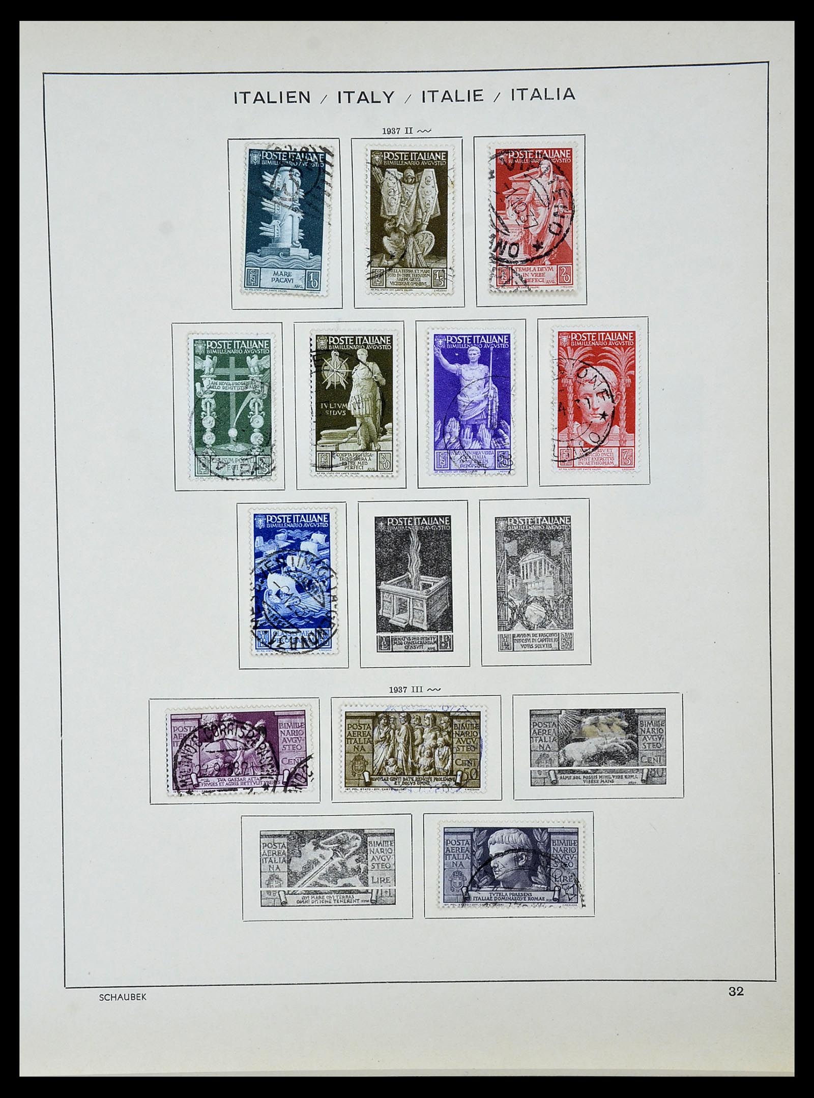 34142 032 - Stamp collection 34142 Italy 1861-1944.