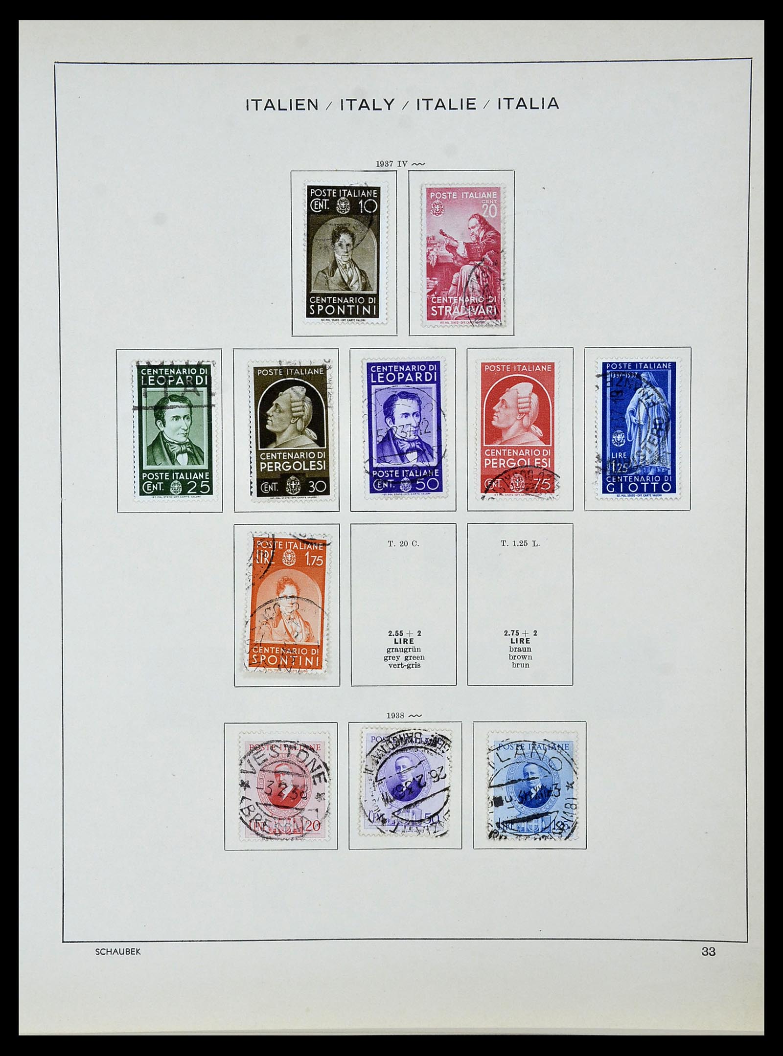 34142 033 - Stamp collection 34142 Italy 1861-1944.