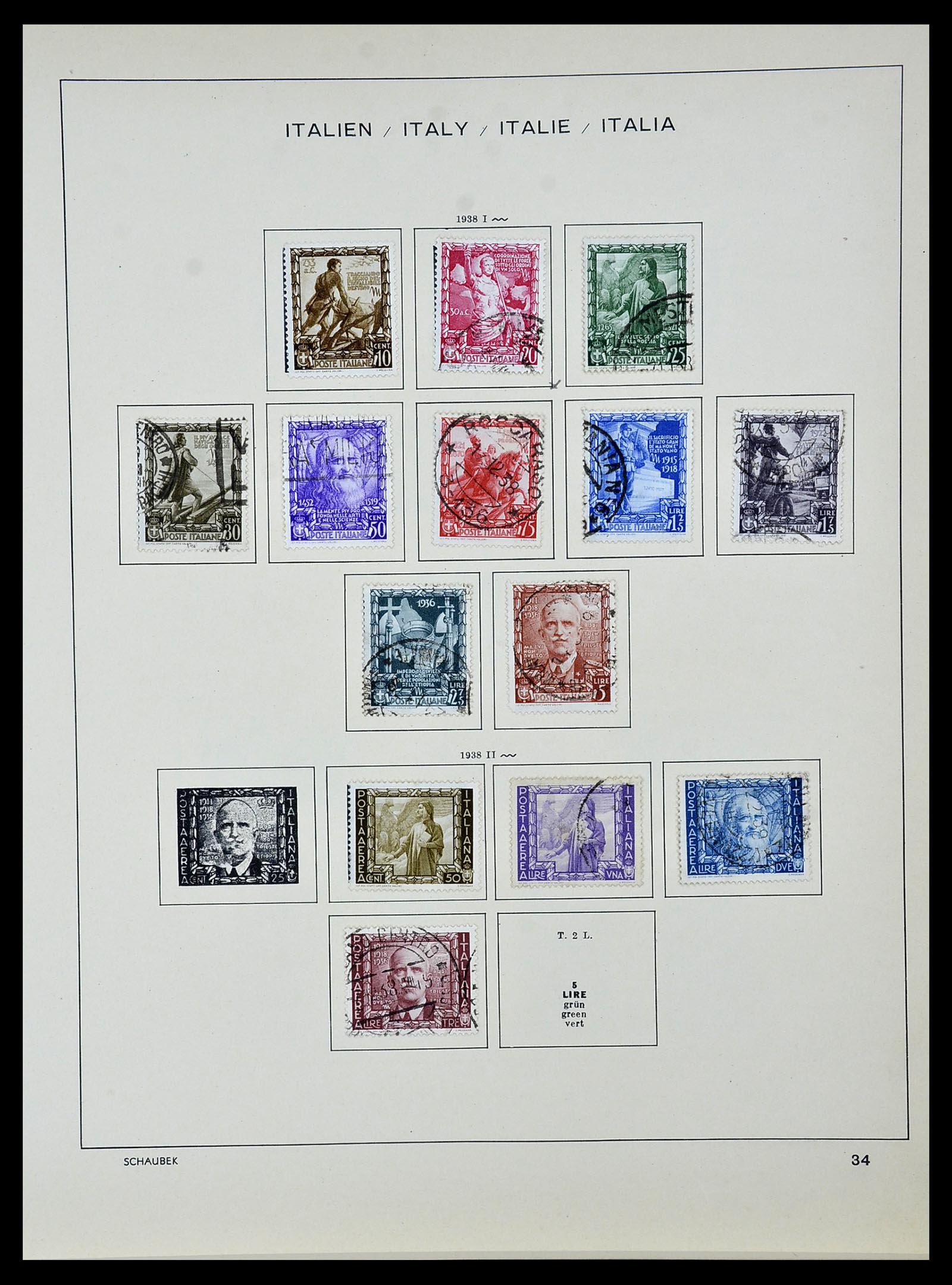 34142 034 - Stamp collection 34142 Italy 1861-1944.