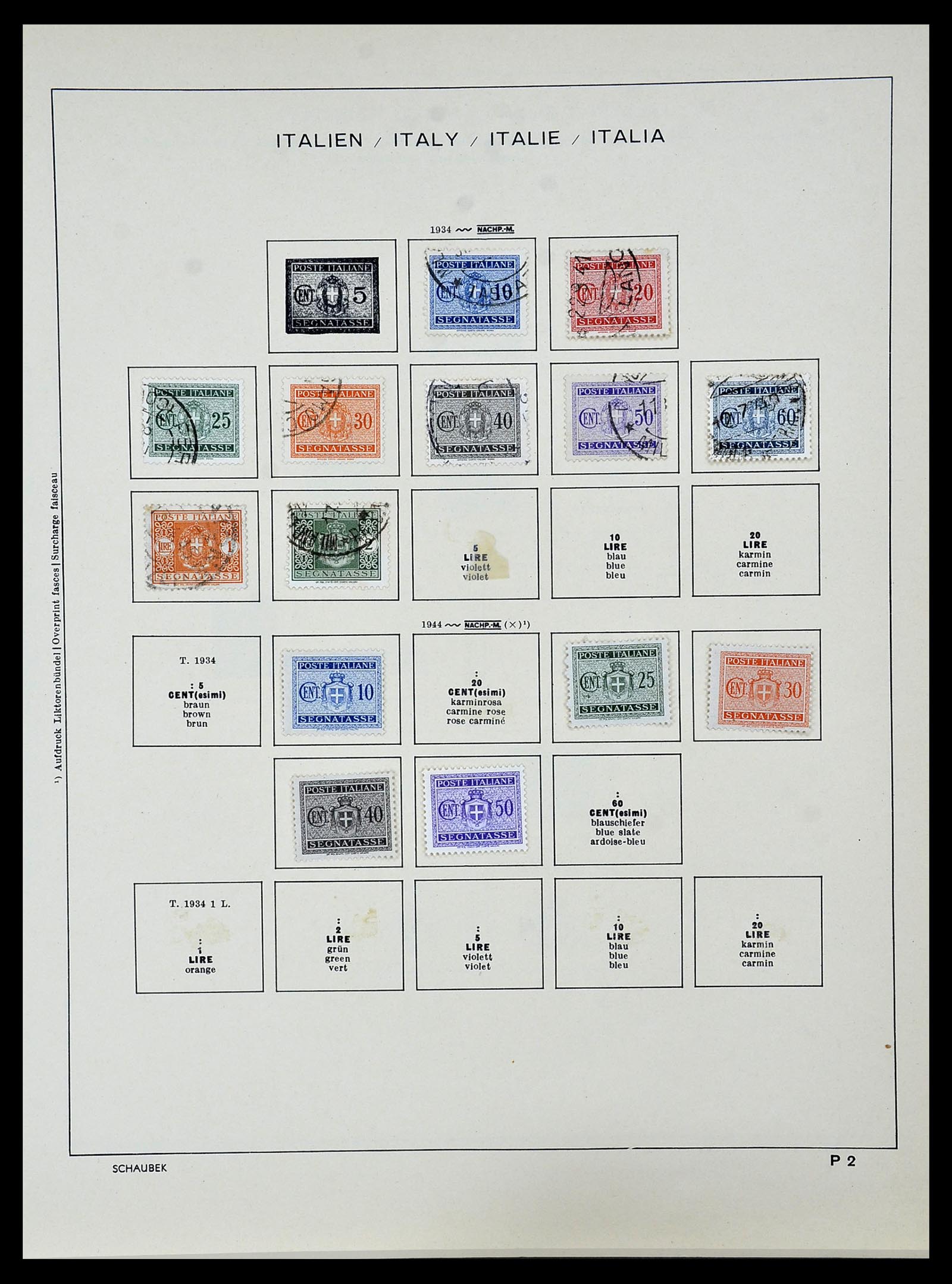 34142 039 - Stamp collection 34142 Italy 1861-1944.