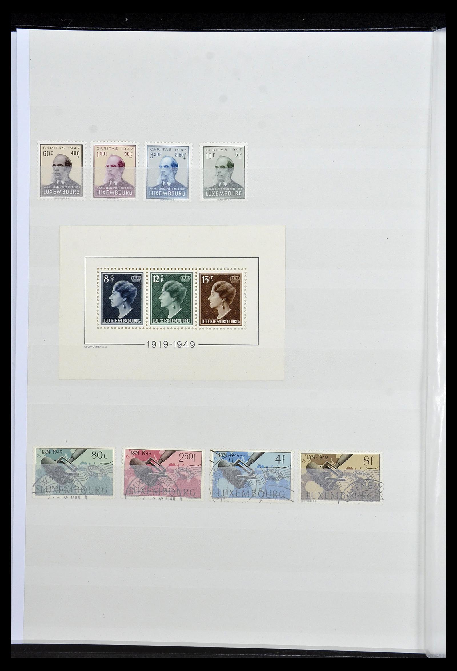 34143 006 - Postzegelverzameling 34143 Luxemburg 1852-1957.