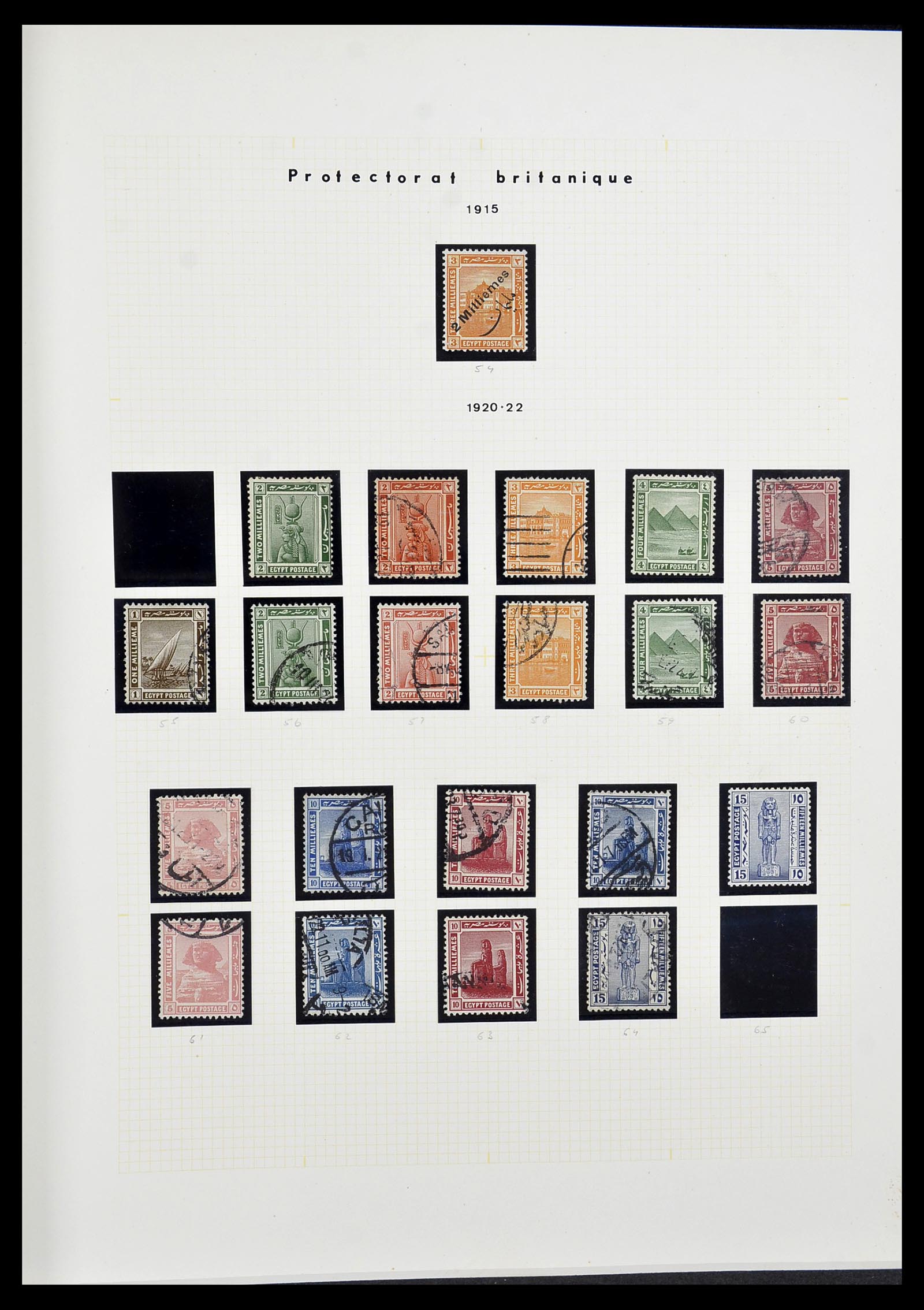 34144 006 - Postzegelverzameling 34144 Egypte 1867-2004.