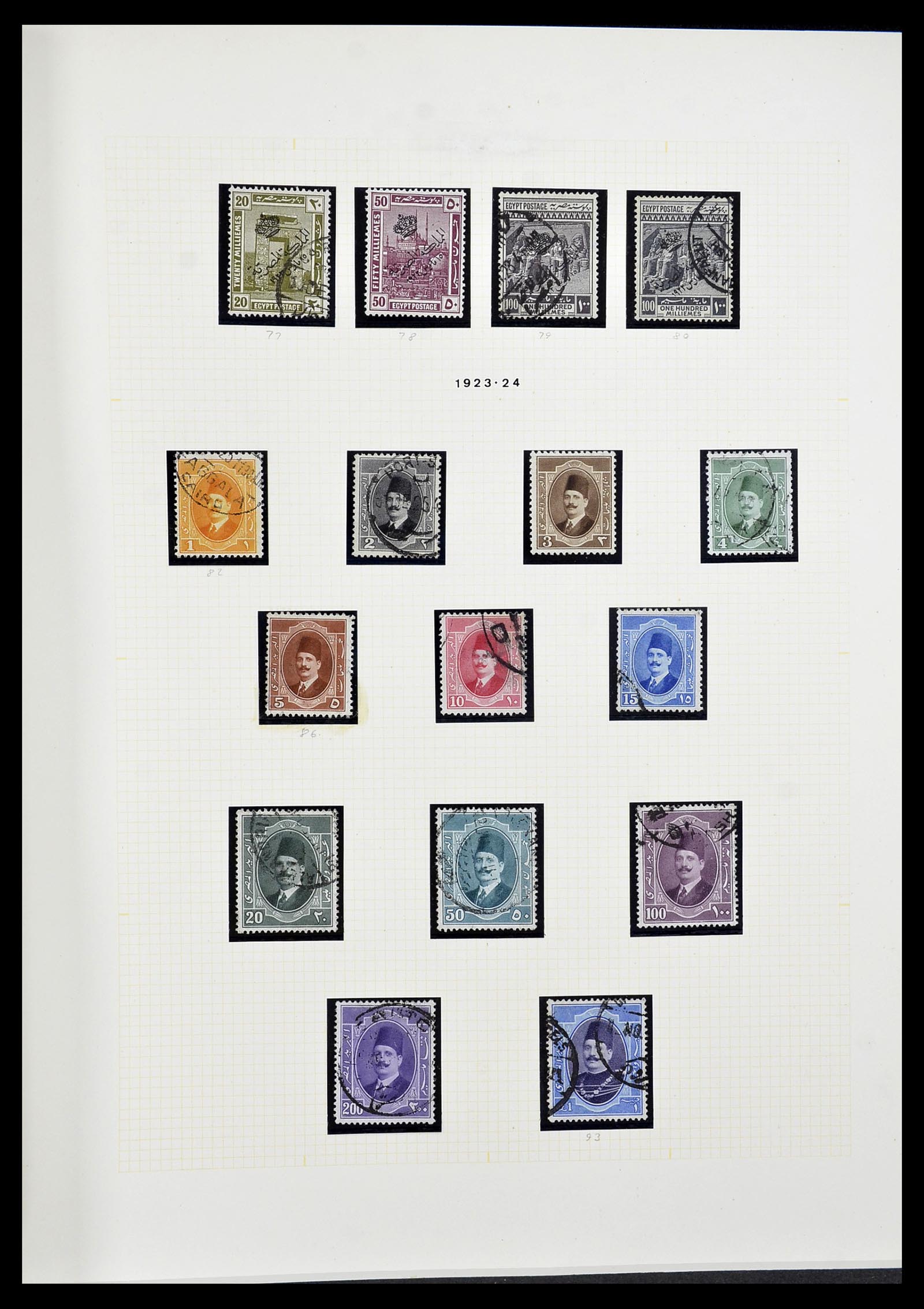 34144 008 - Postzegelverzameling 34144 Egypte 1867-2004.