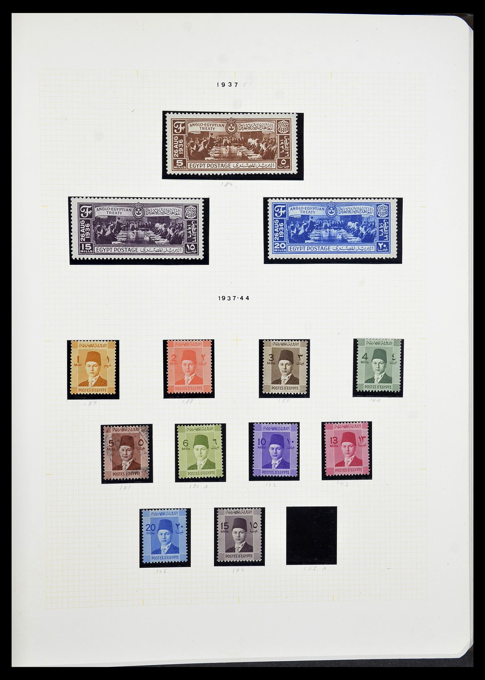 34144 015 - Postzegelverzameling 34144 Egypte 1867-2004.