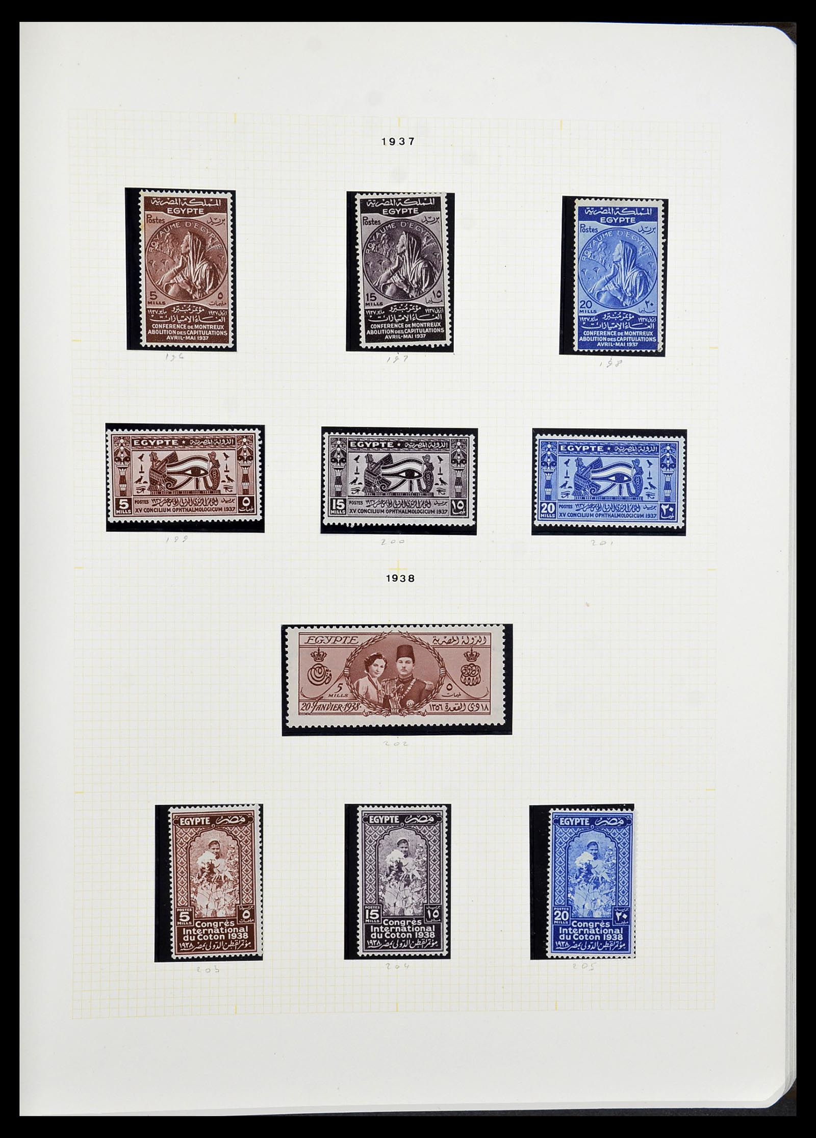 34144 016 - Postzegelverzameling 34144 Egypte 1867-2004.