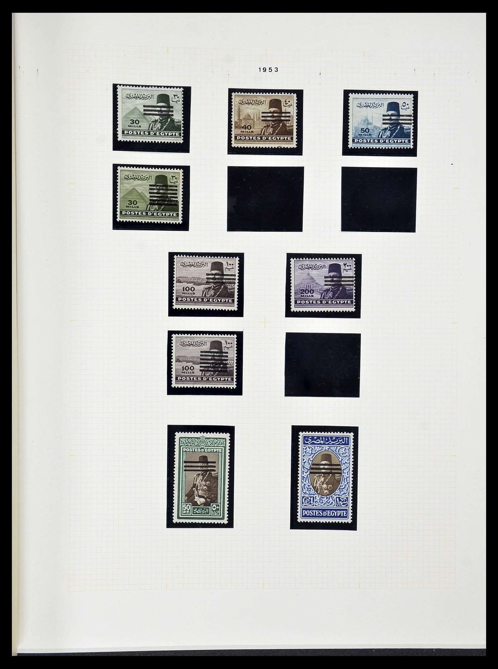 34144 028 - Postzegelverzameling 34144 Egypte 1867-2004.