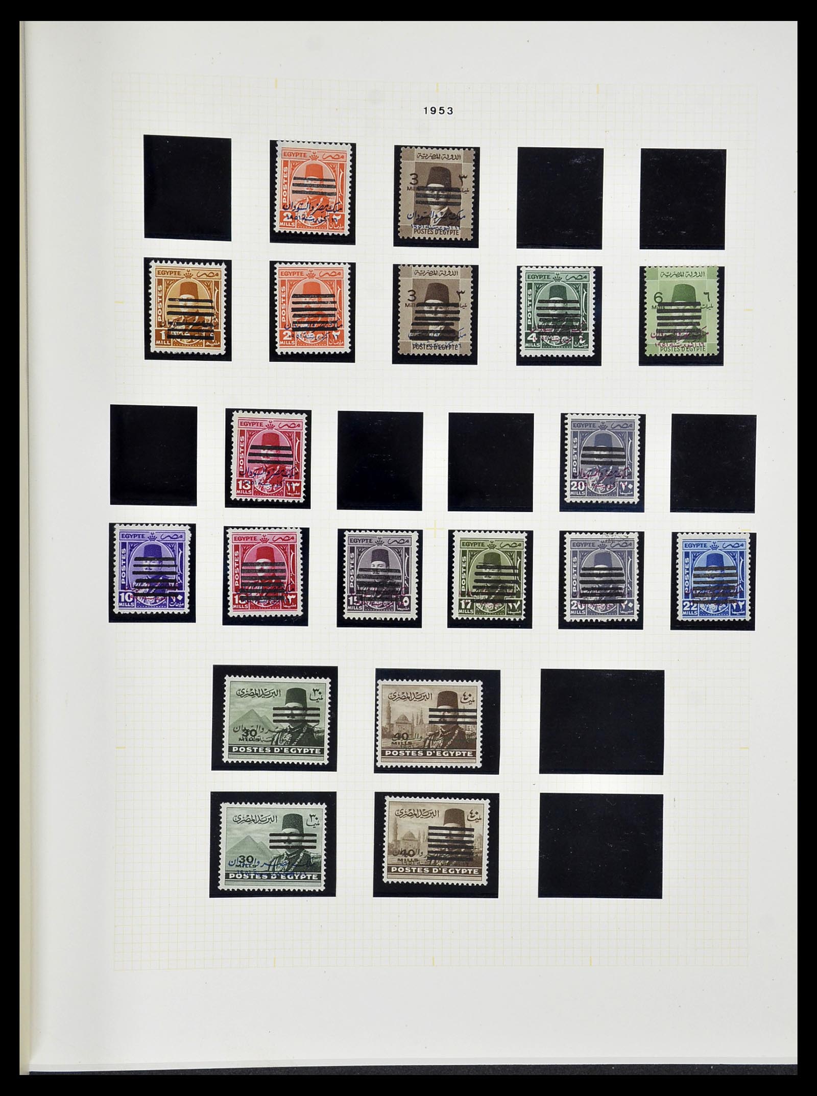 34144 029 - Postzegelverzameling 34144 Egypte 1867-2004.