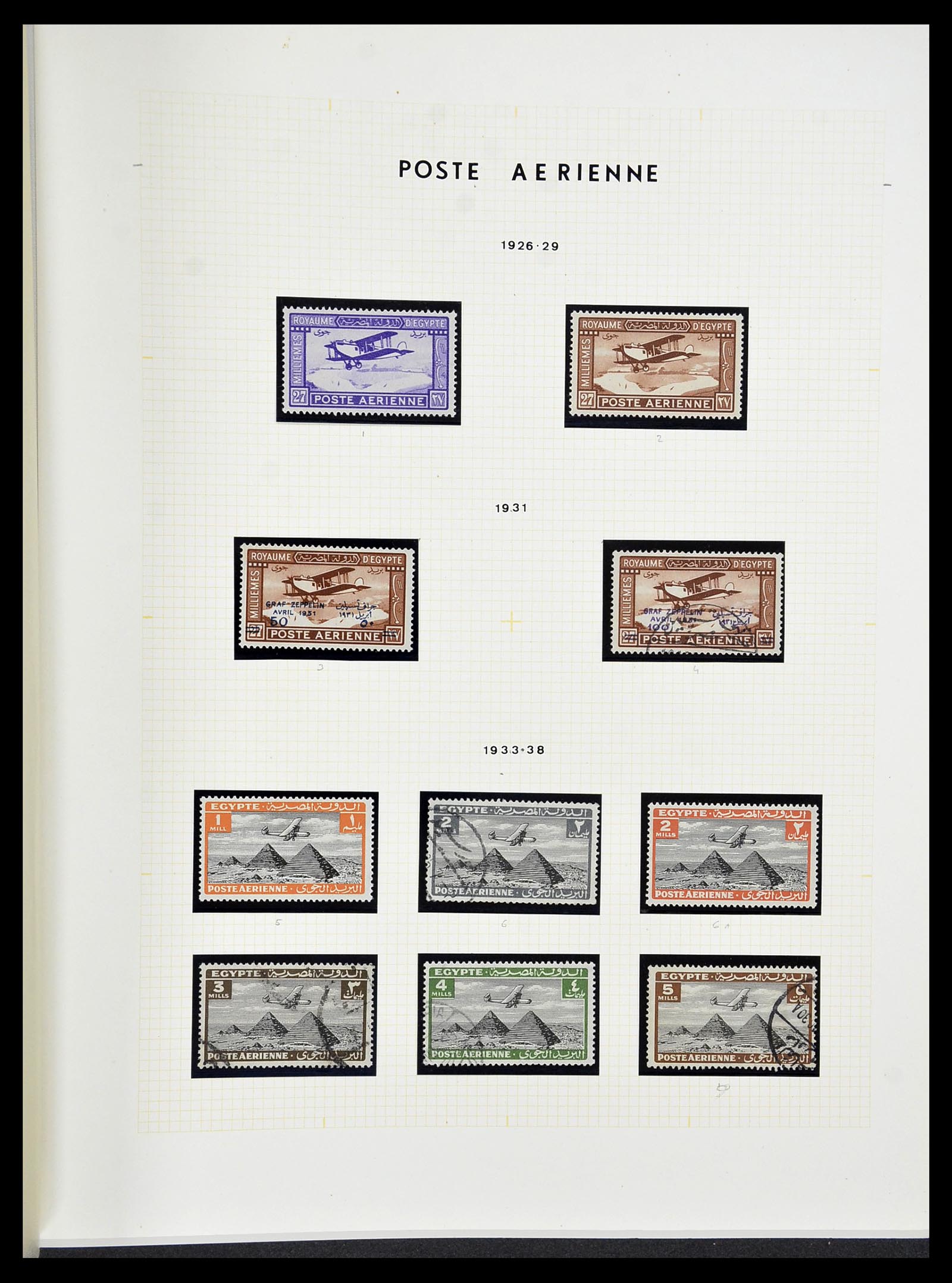 34144 037 - Postzegelverzameling 34144 Egypte 1867-2004.