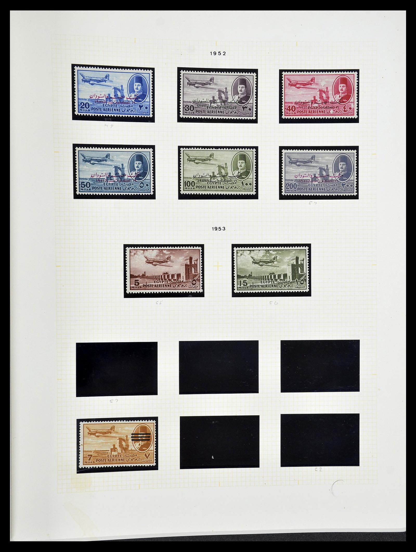 34144 041 - Postzegelverzameling 34144 Egypte 1867-2004.