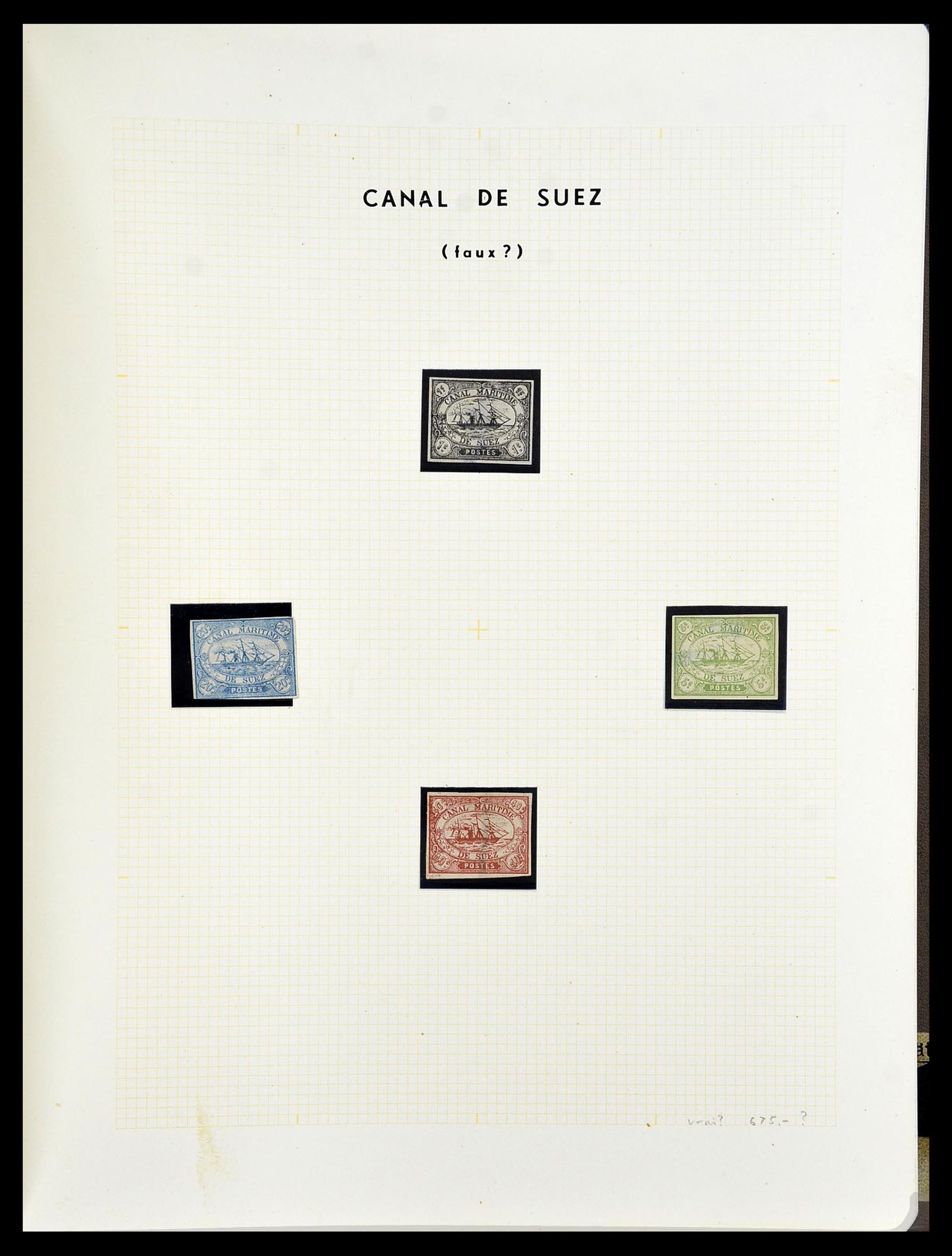 34144 054 - Postzegelverzameling 34144 Egypte 1867-2004.