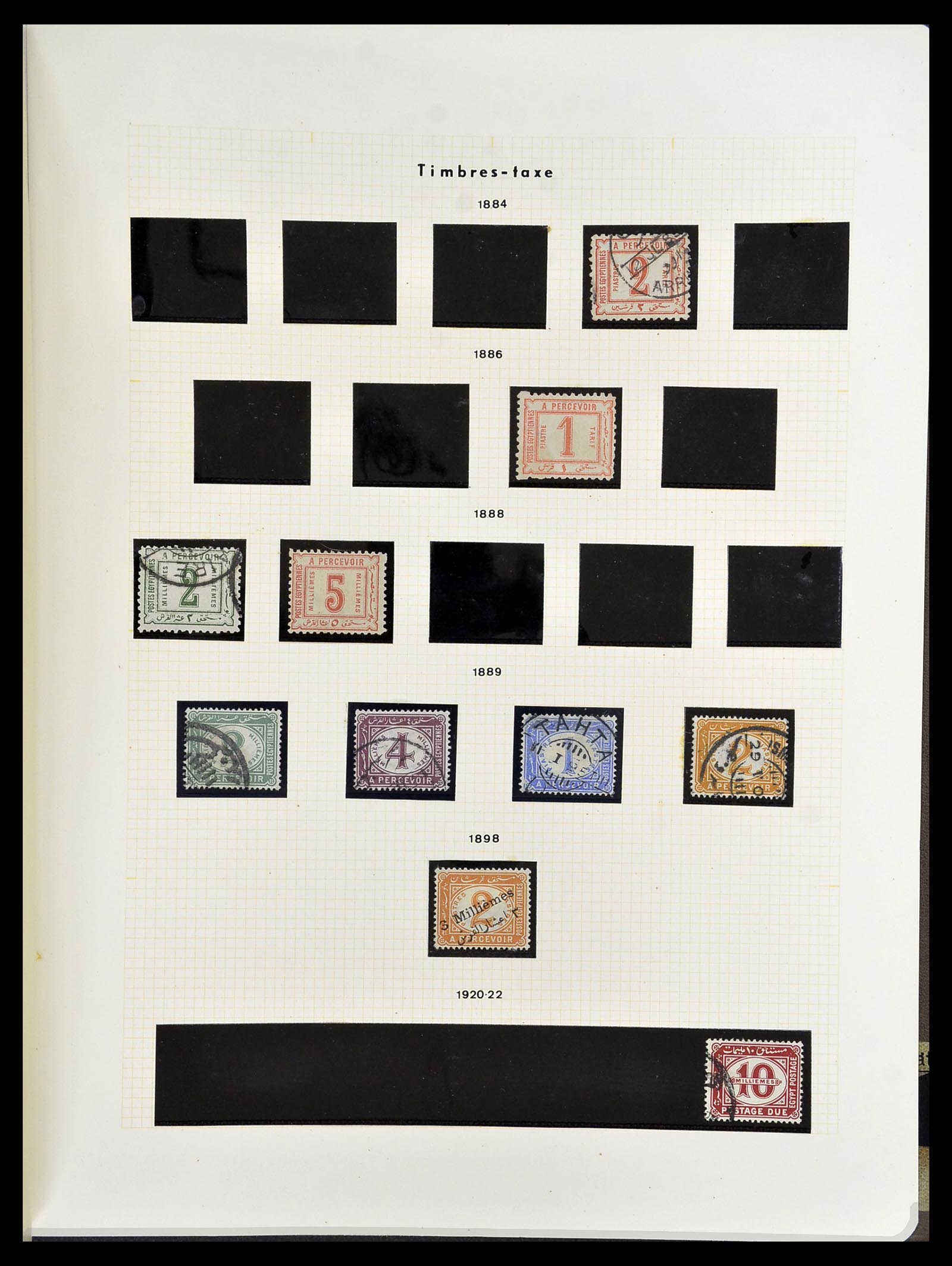34144 058 - Postzegelverzameling 34144 Egypte 1867-2004.