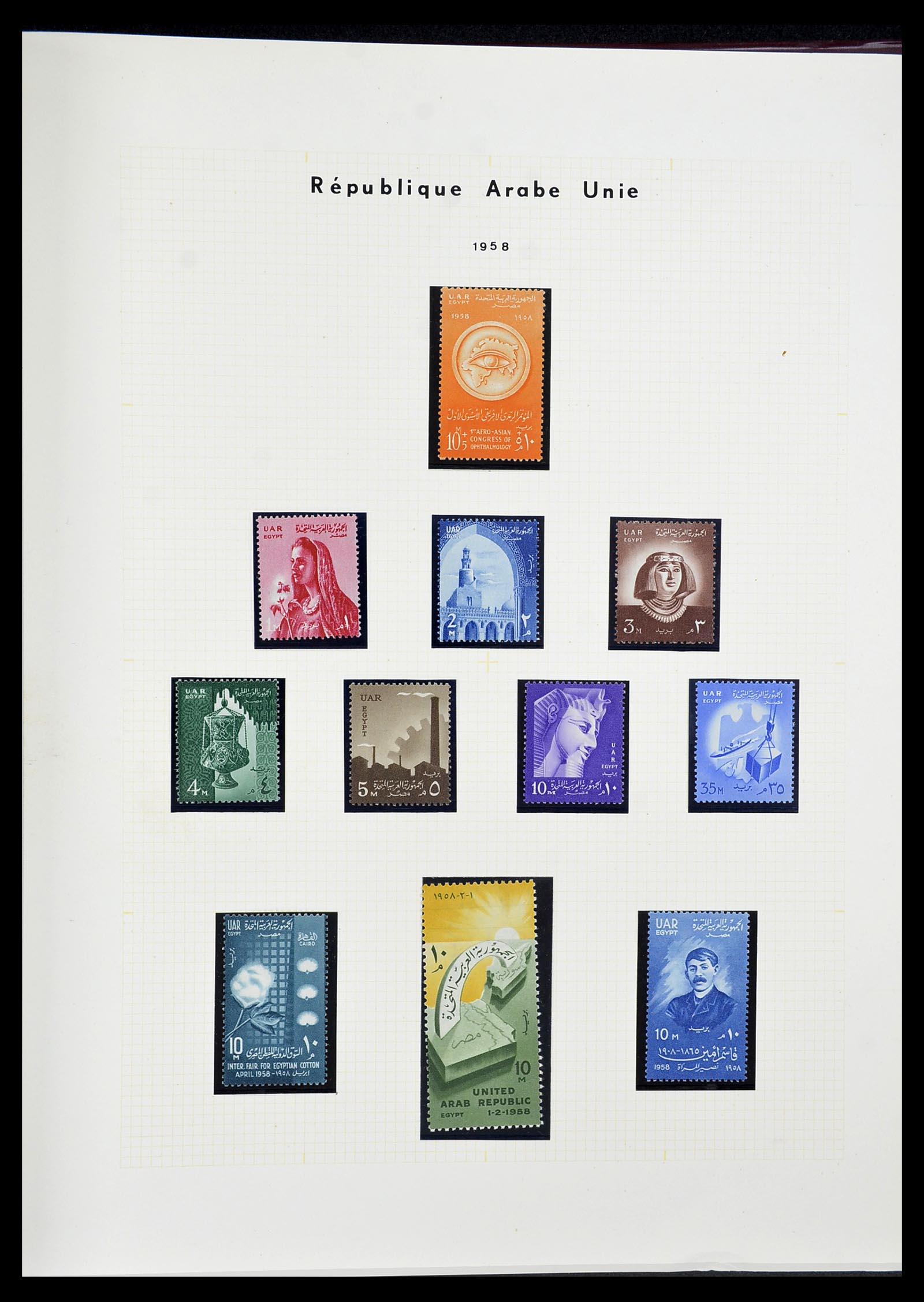 34144 060 - Postzegelverzameling 34144 Egypte 1867-2004.