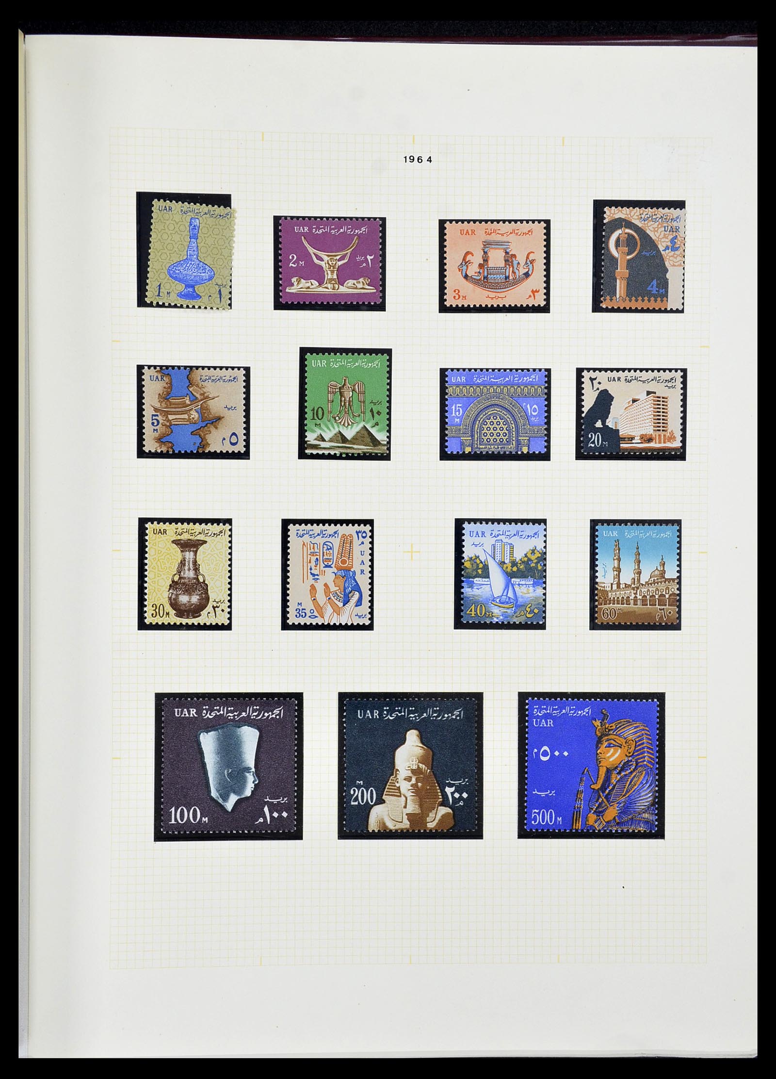 34144 076 - Postzegelverzameling 34144 Egypte 1867-2004.