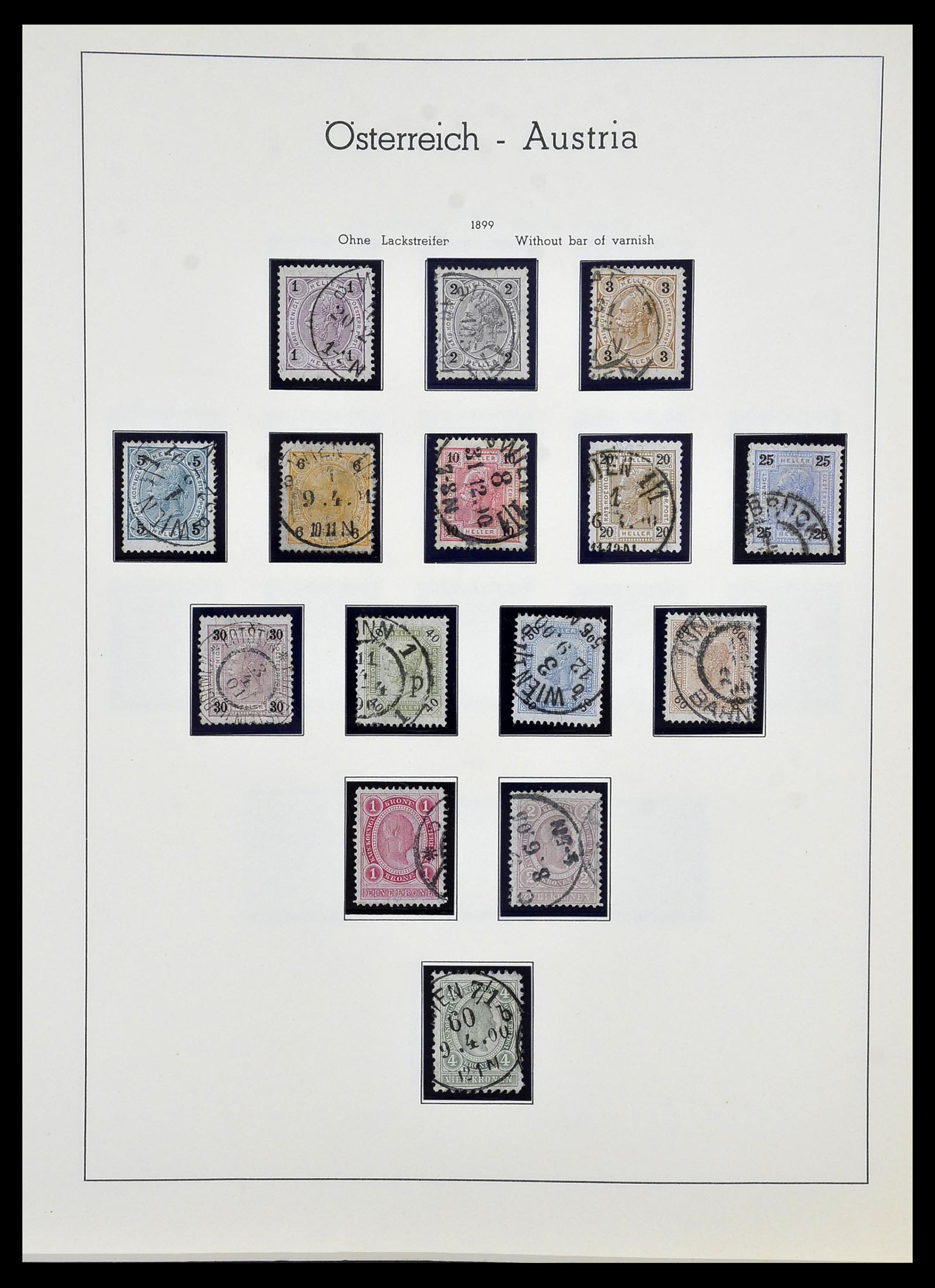 34150 006 - Postzegelverzameling 34150 Oostenrijk en gebieden 1850-1975.