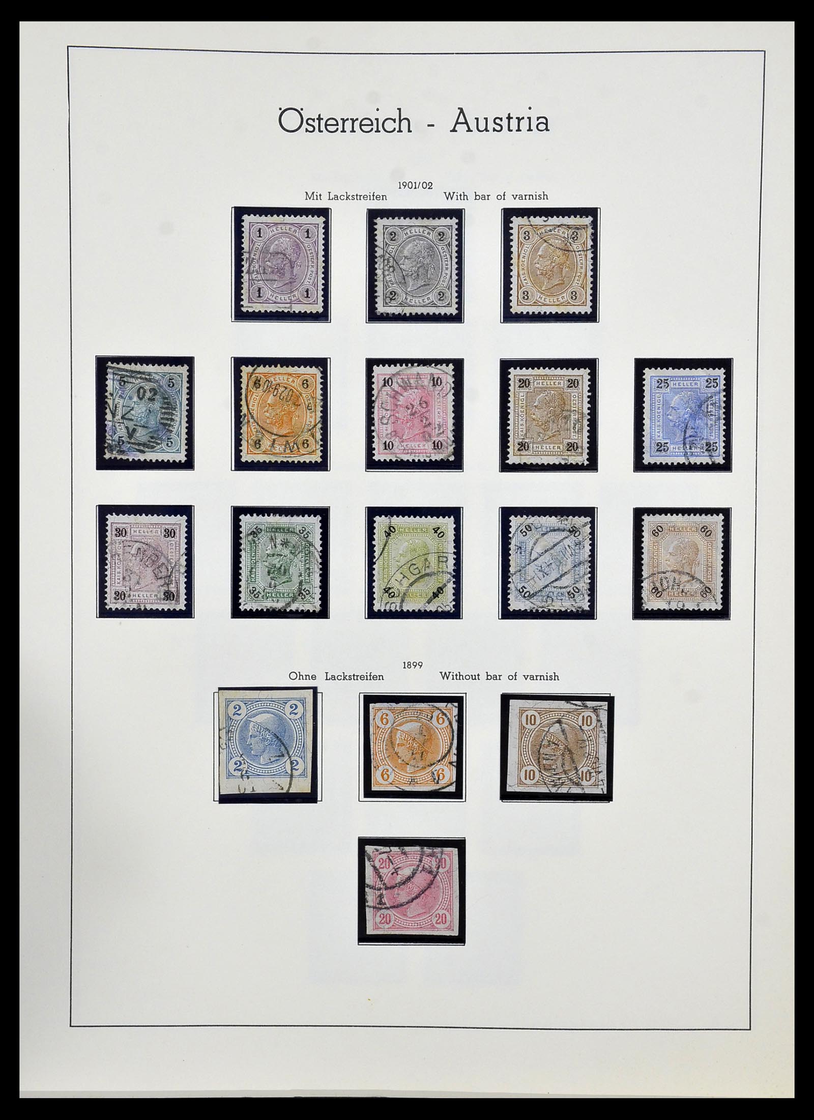 34150 007 - Postzegelverzameling 34150 Oostenrijk en gebieden 1850-1975.