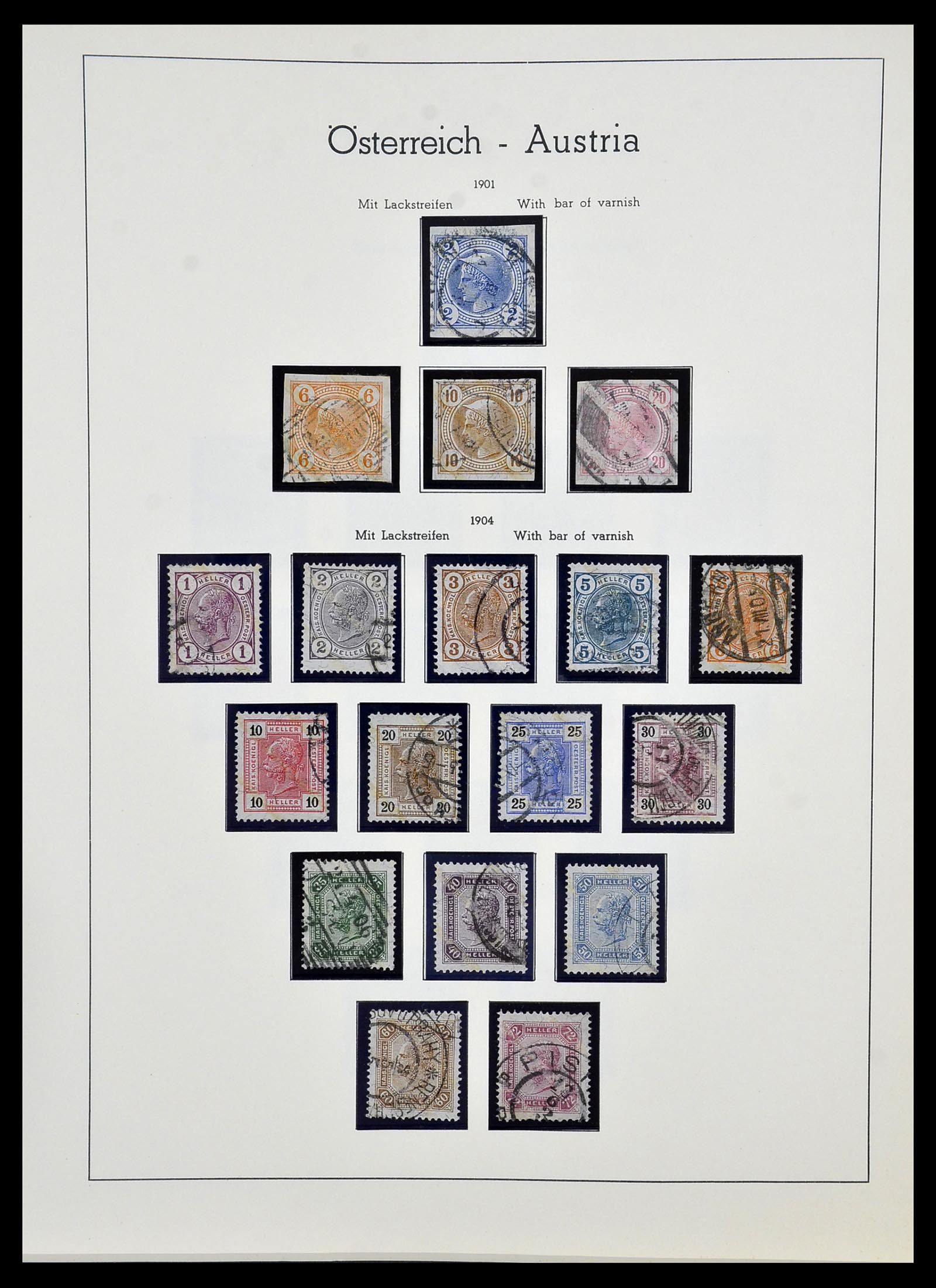 34150 008 - Postzegelverzameling 34150 Oostenrijk en gebieden 1850-1975.