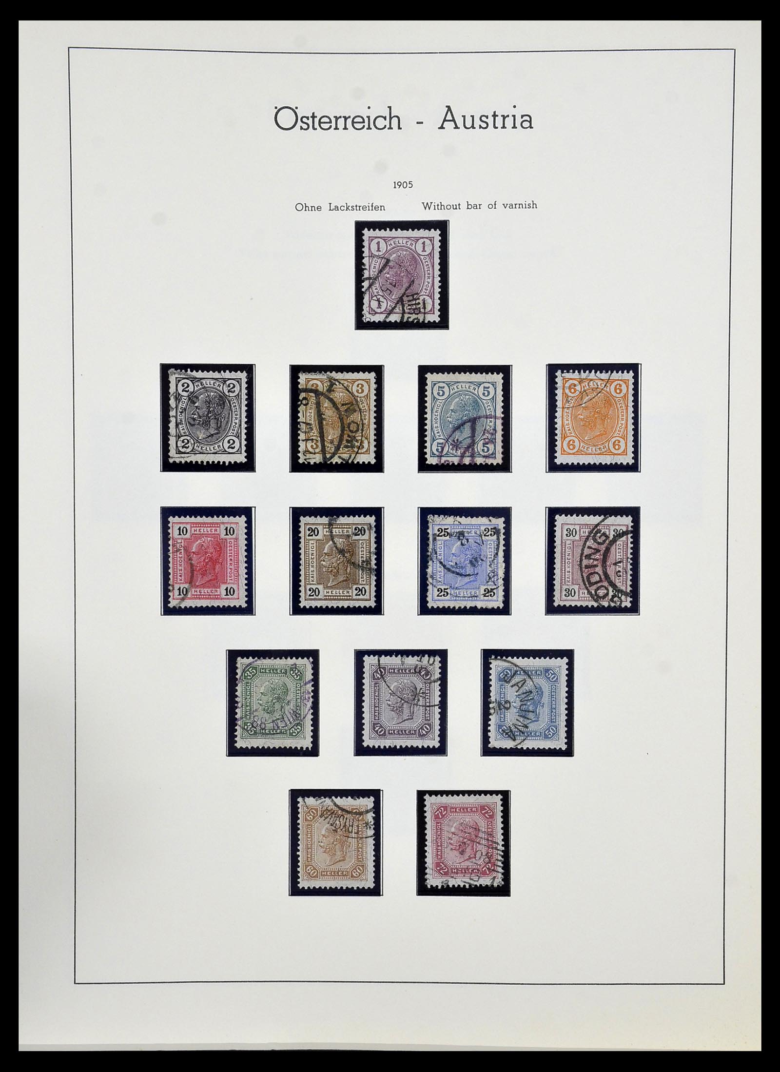 34150 009 - Postzegelverzameling 34150 Oostenrijk en gebieden 1850-1975.