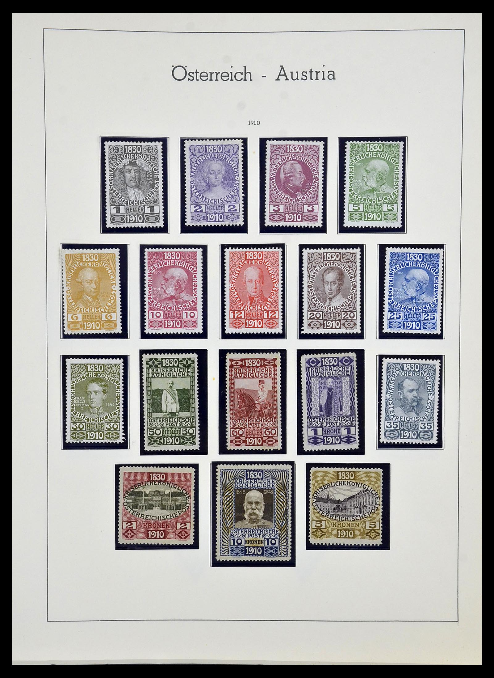 34150 012 - Postzegelverzameling 34150 Oostenrijk en gebieden 1850-1975.