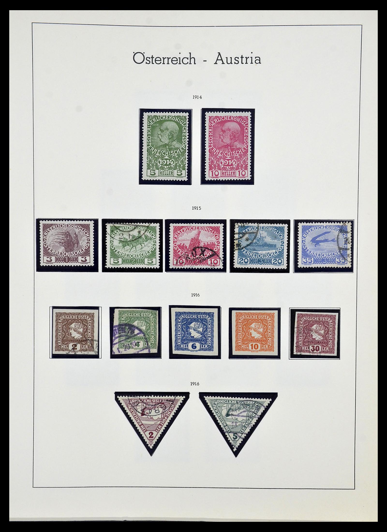 34150 013 - Postzegelverzameling 34150 Oostenrijk en gebieden 1850-1975.