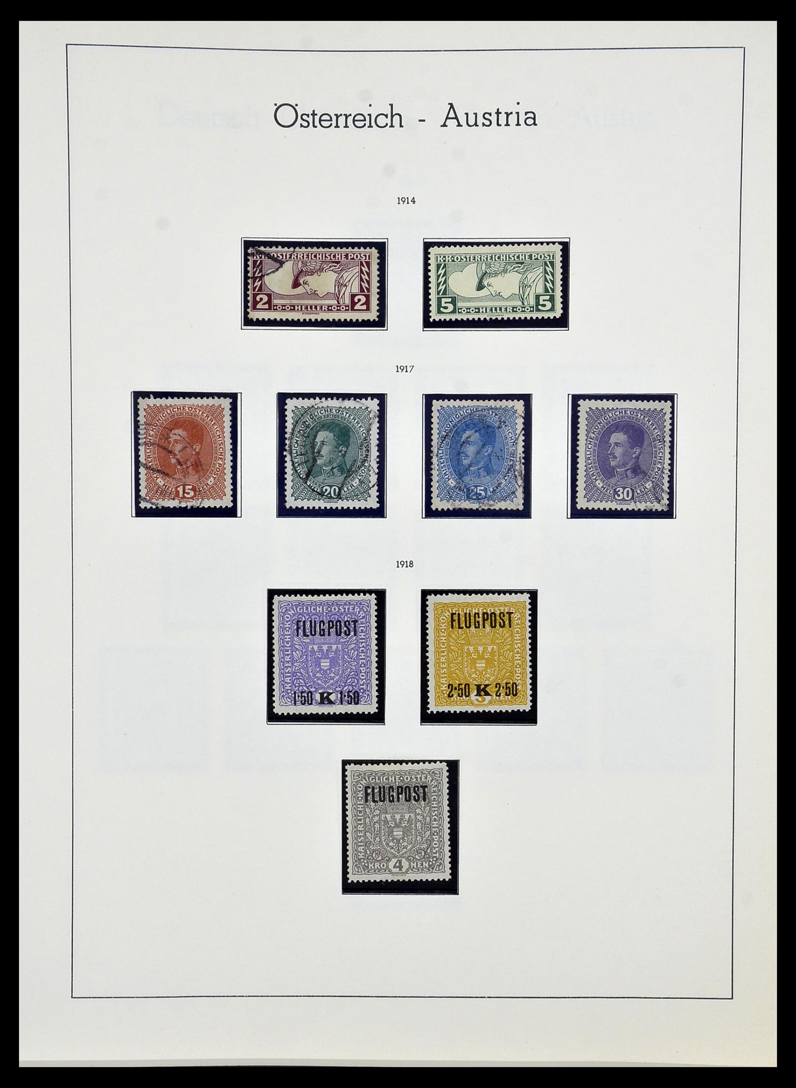 34150 016 - Postzegelverzameling 34150 Oostenrijk en gebieden 1850-1975.