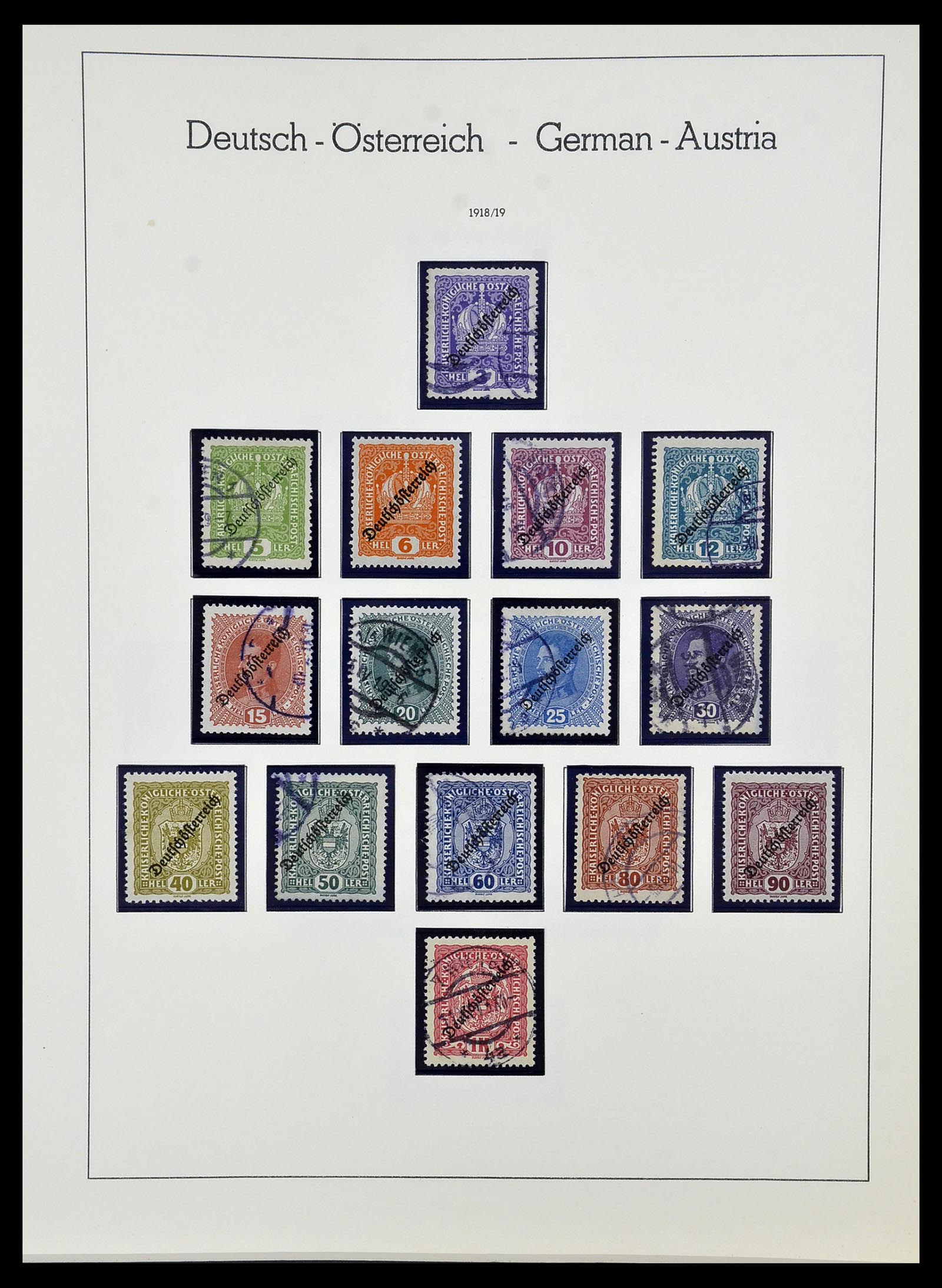 34150 017 - Postzegelverzameling 34150 Oostenrijk en gebieden 1850-1975.