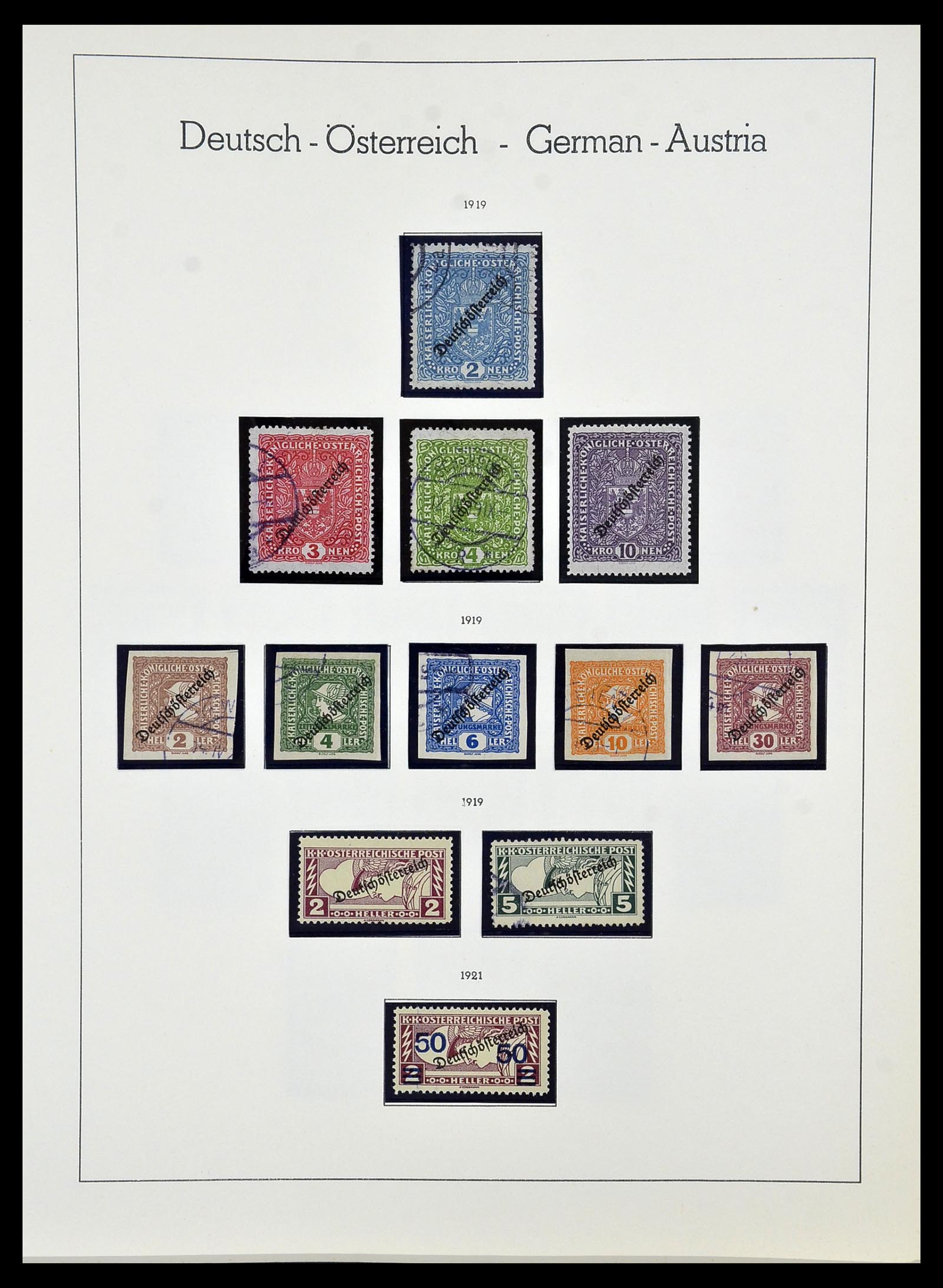 34150 018 - Postzegelverzameling 34150 Oostenrijk en gebieden 1850-1975.