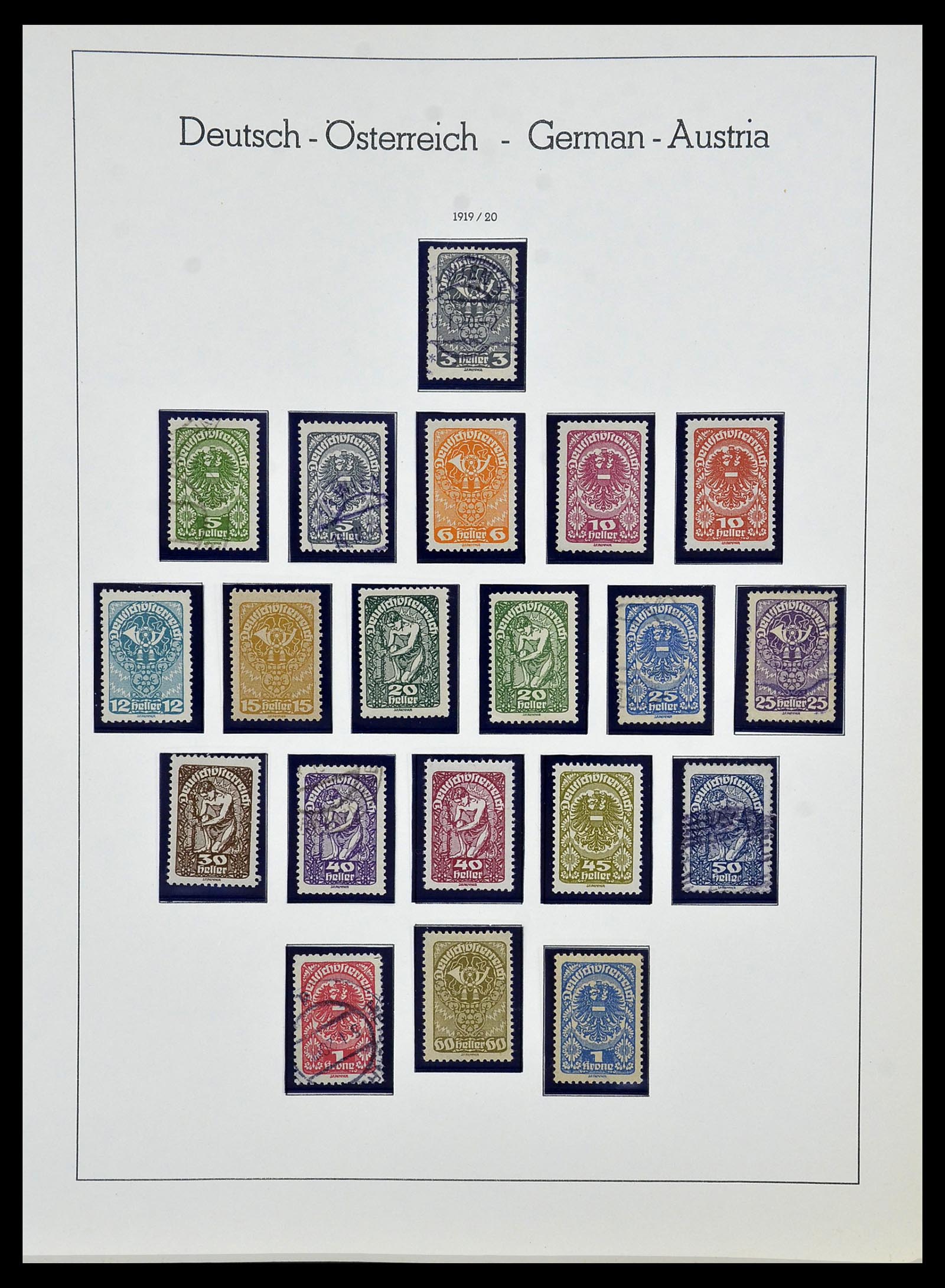 34150 019 - Postzegelverzameling 34150 Oostenrijk en gebieden 1850-1975.