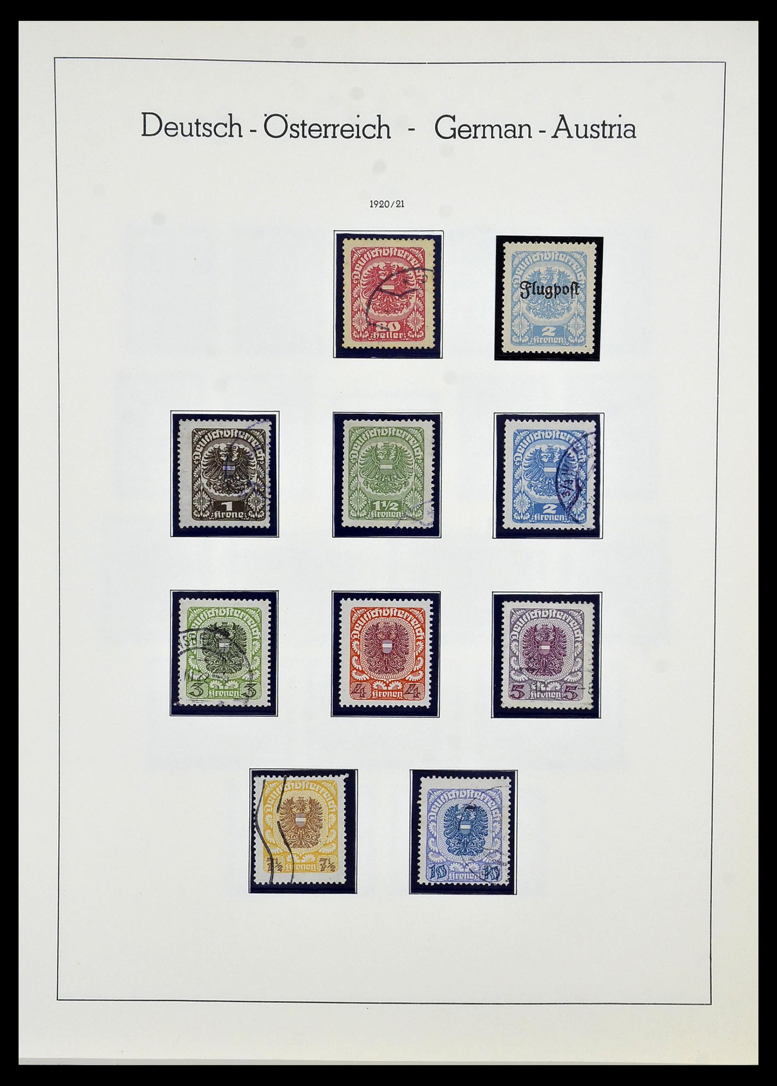 34150 022 - Postzegelverzameling 34150 Oostenrijk en gebieden 1850-1975.
