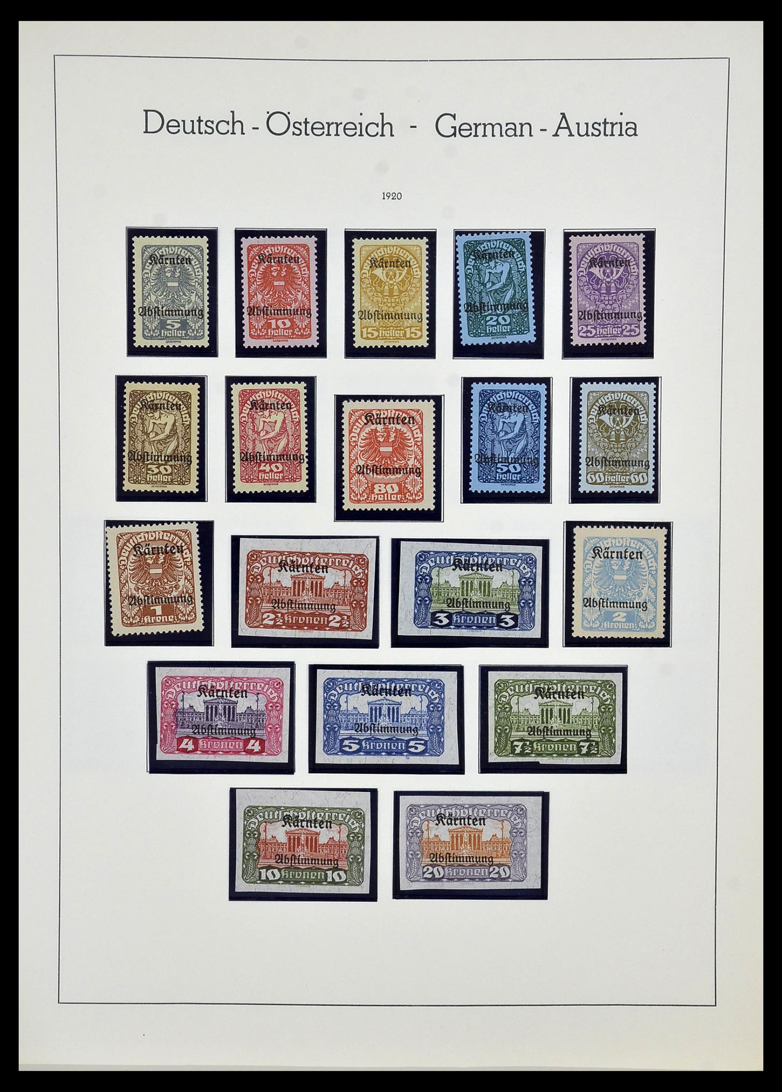 34150 023 - Postzegelverzameling 34150 Oostenrijk en gebieden 1850-1975.