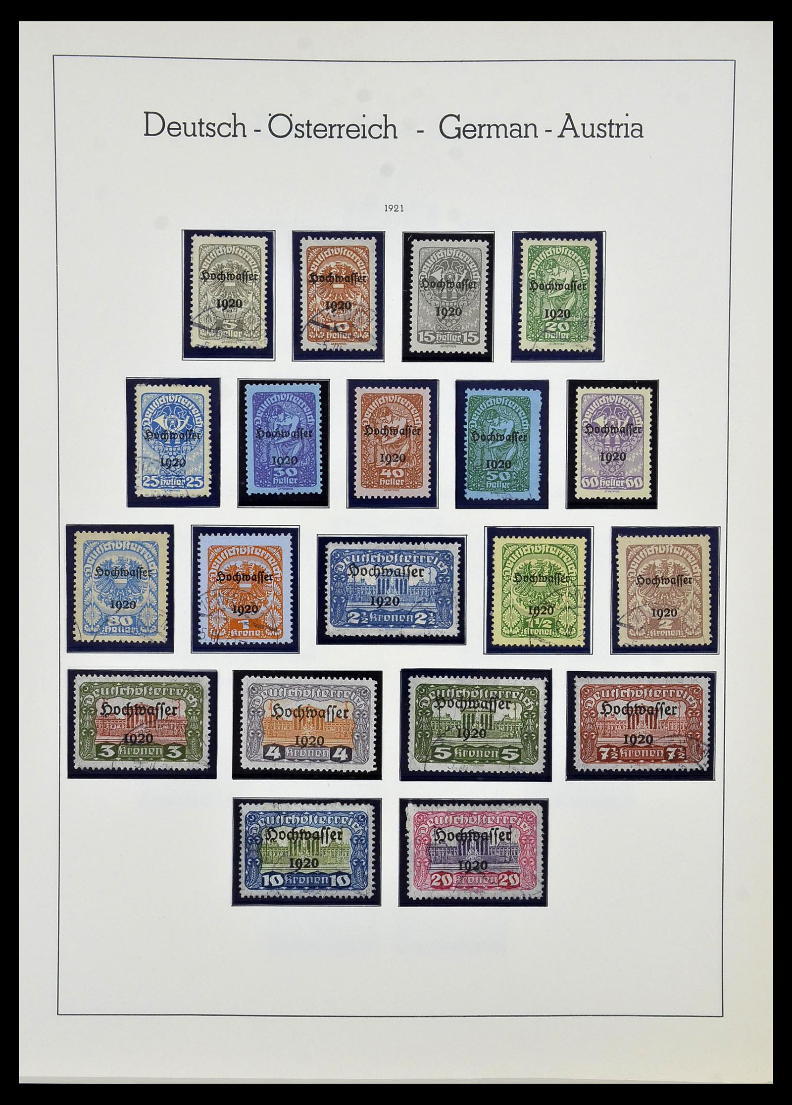 34150 024 - Postzegelverzameling 34150 Oostenrijk en gebieden 1850-1975.