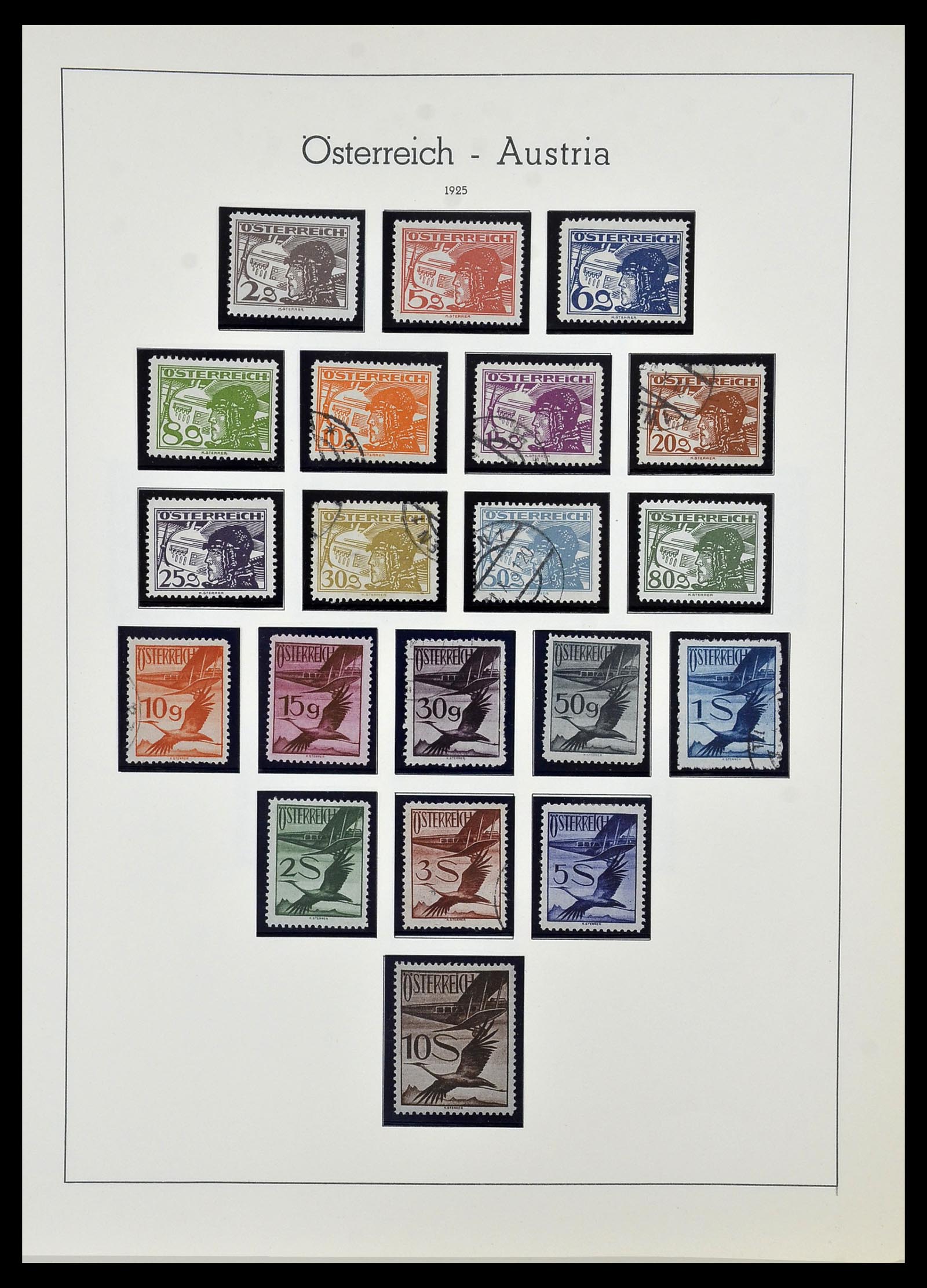 34150 031 - Postzegelverzameling 34150 Oostenrijk en gebieden 1850-1975.