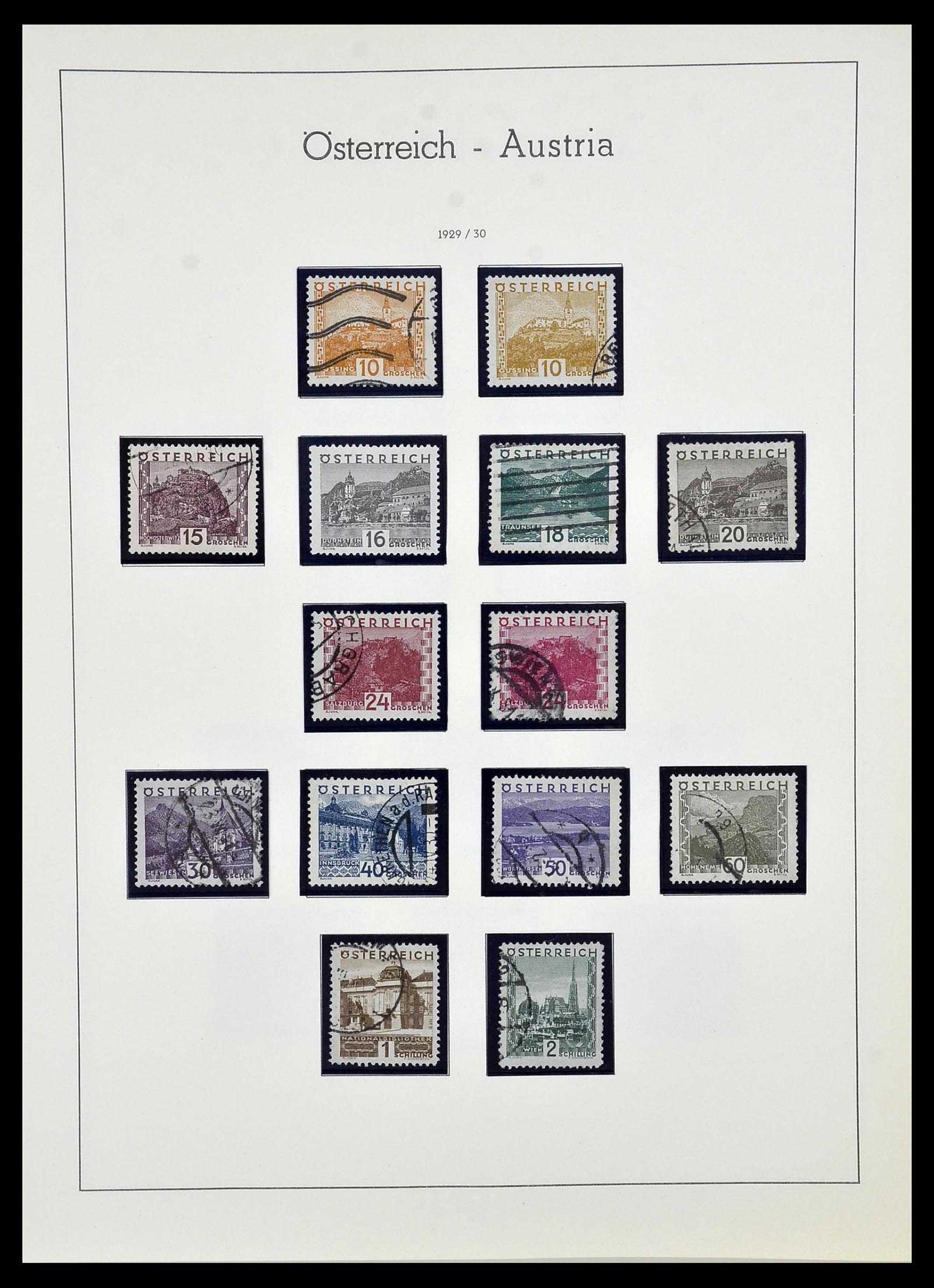 34150 034 - Postzegelverzameling 34150 Oostenrijk en gebieden 1850-1975.