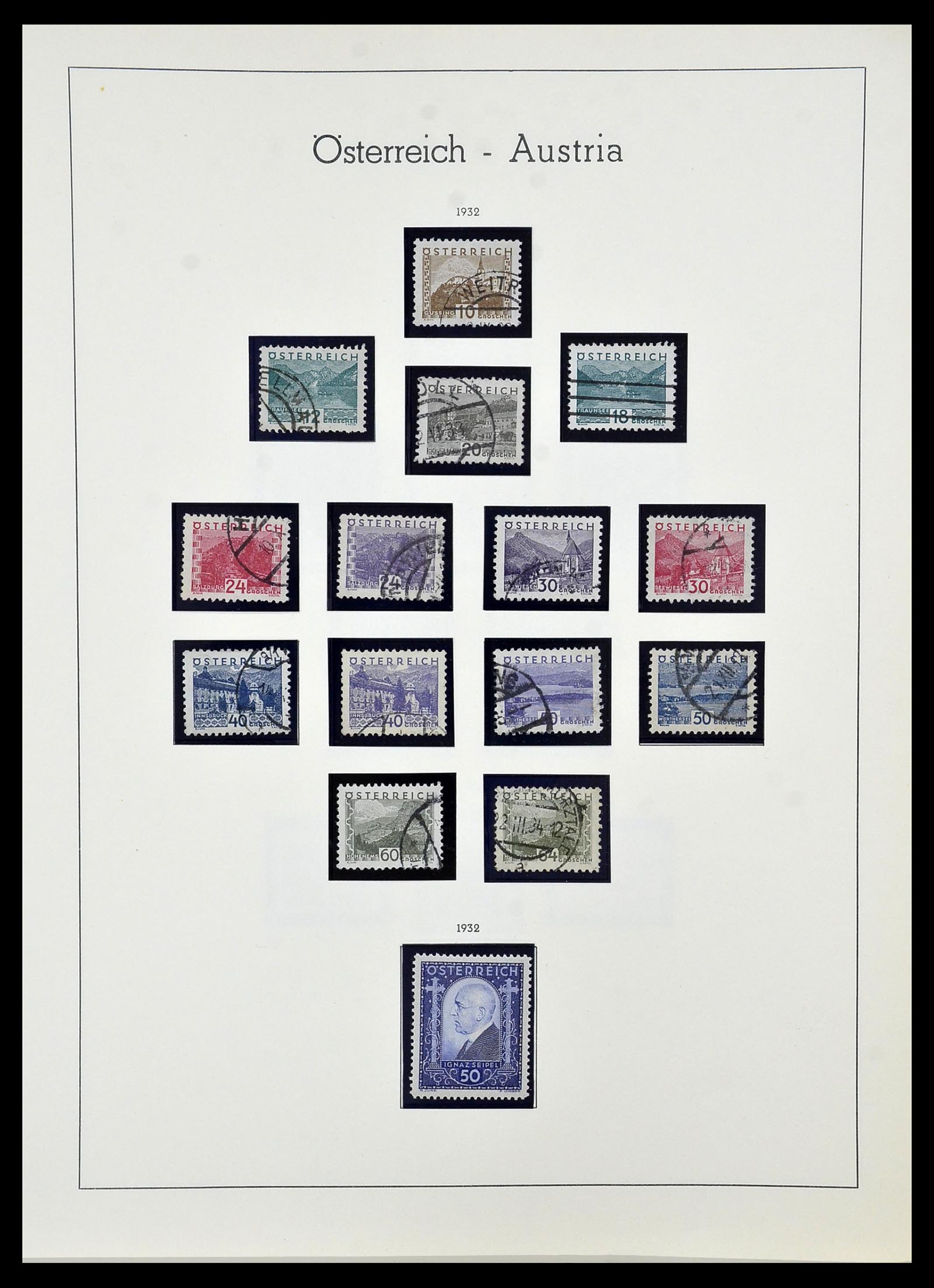 34150 037 - Postzegelverzameling 34150 Oostenrijk en gebieden 1850-1975.