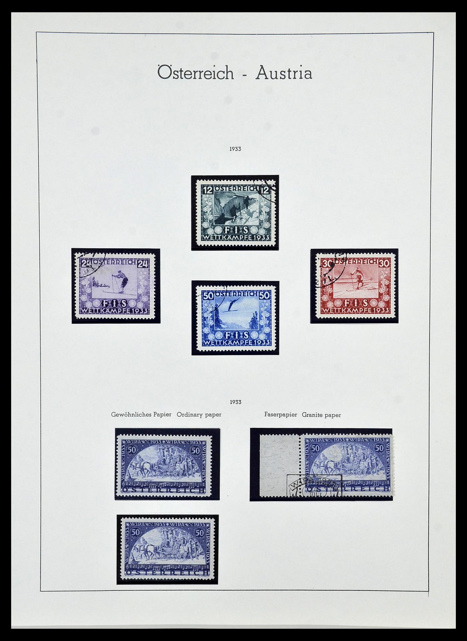 34150 039 - Postzegelverzameling 34150 Oostenrijk en gebieden 1850-1975.
