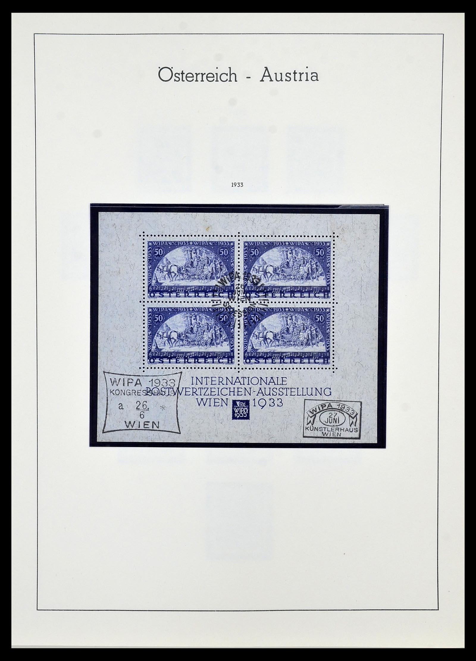 34150 041 - Postzegelverzameling 34150 Oostenrijk en gebieden 1850-1975.