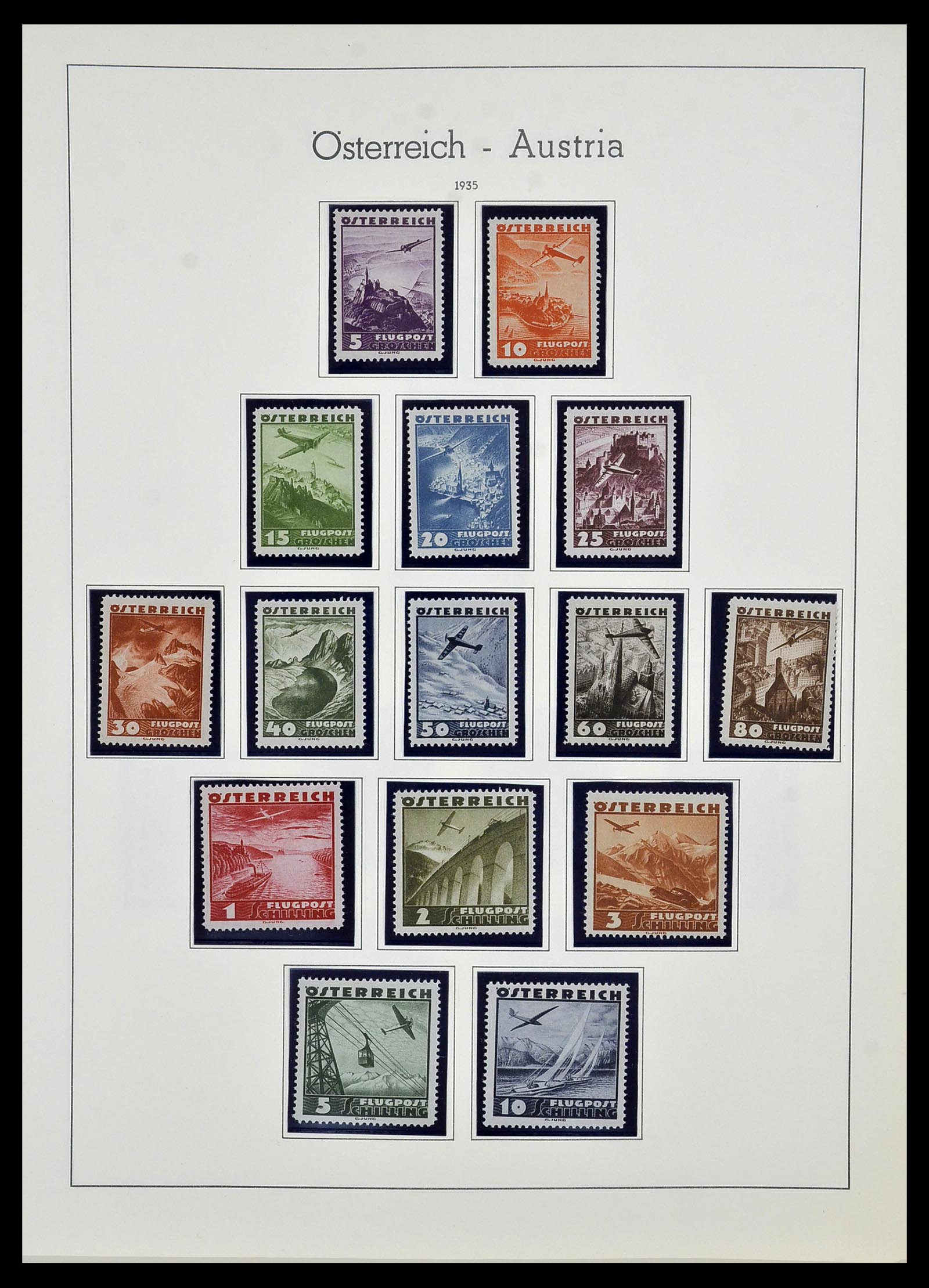 34150 045 - Postzegelverzameling 34150 Oostenrijk en gebieden 1850-1975.