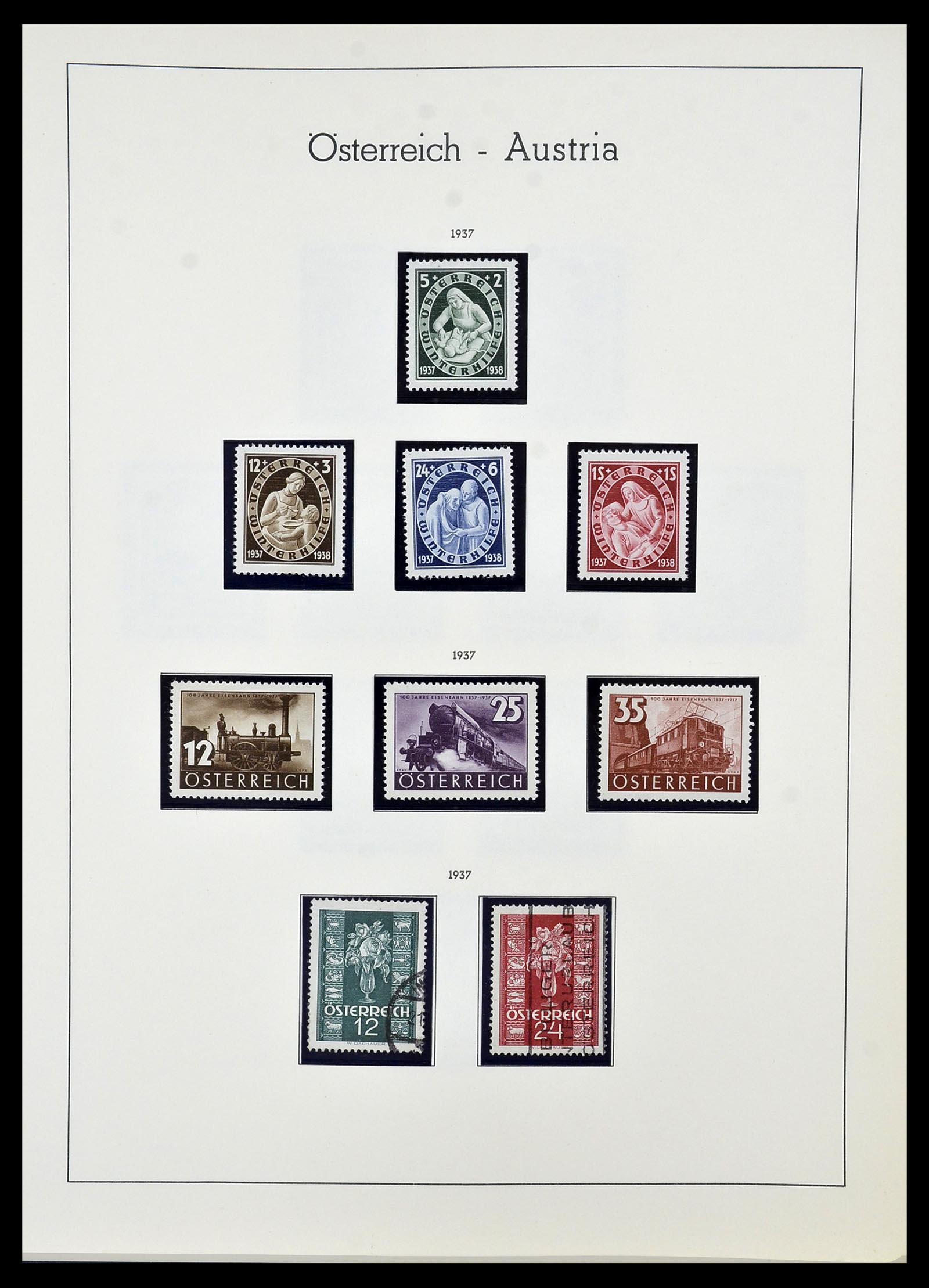 34150 049 - Postzegelverzameling 34150 Oostenrijk en gebieden 1850-1975.