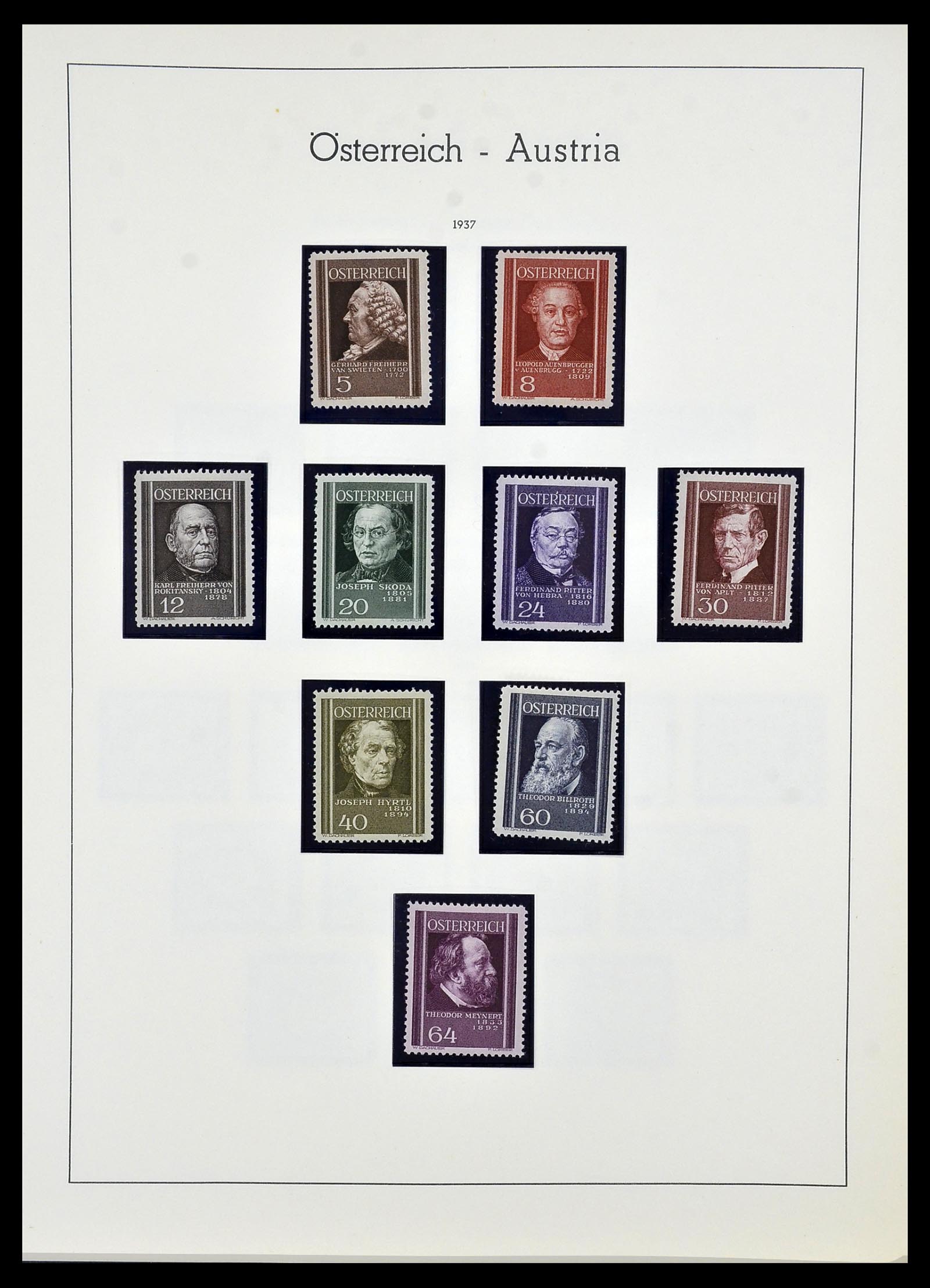 34150 050 - Postzegelverzameling 34150 Oostenrijk en gebieden 1850-1975.
