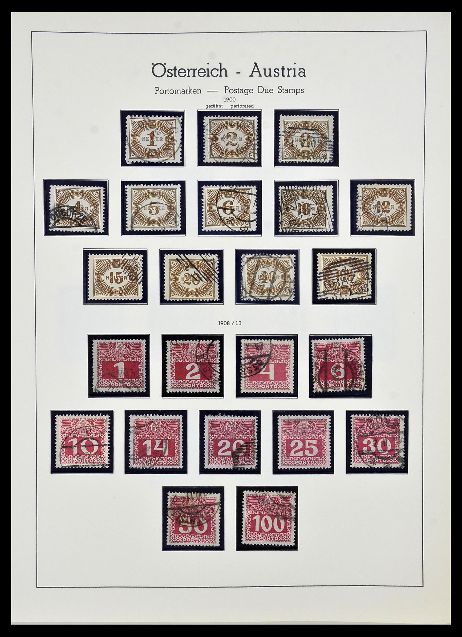 34150 052 - Postzegelverzameling 34150 Oostenrijk en gebieden 1850-1975.