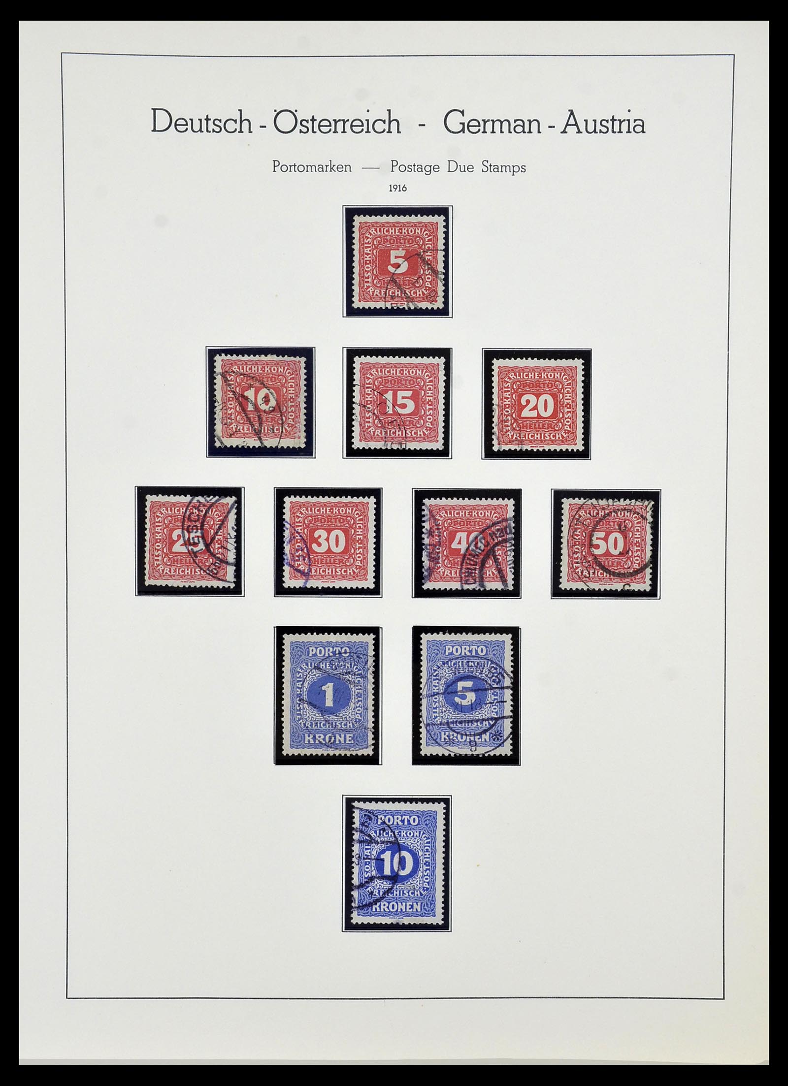 34150 054 - Postzegelverzameling 34150 Oostenrijk en gebieden 1850-1975.